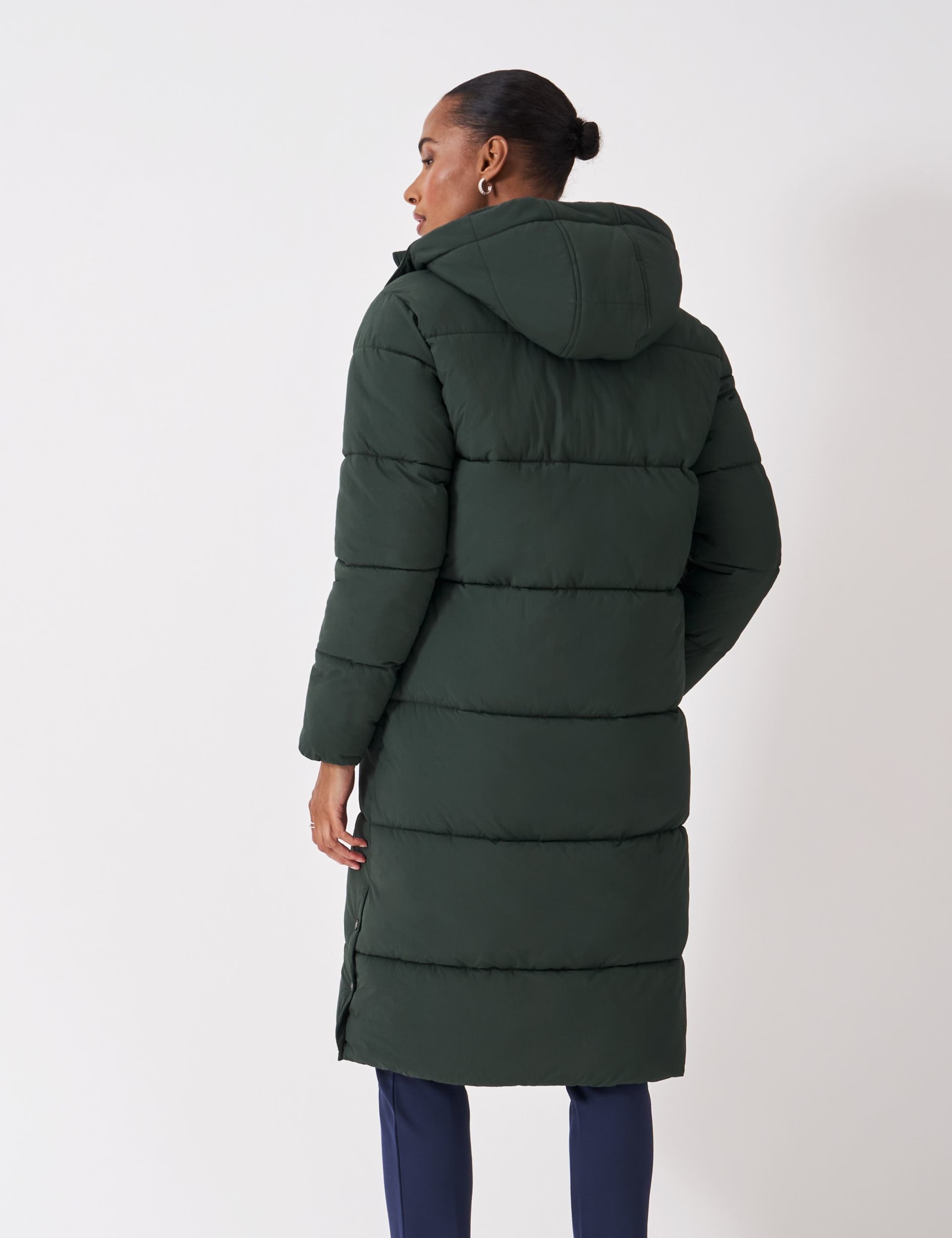 Padded Hooded Longline Puffer Coat 4 of 6