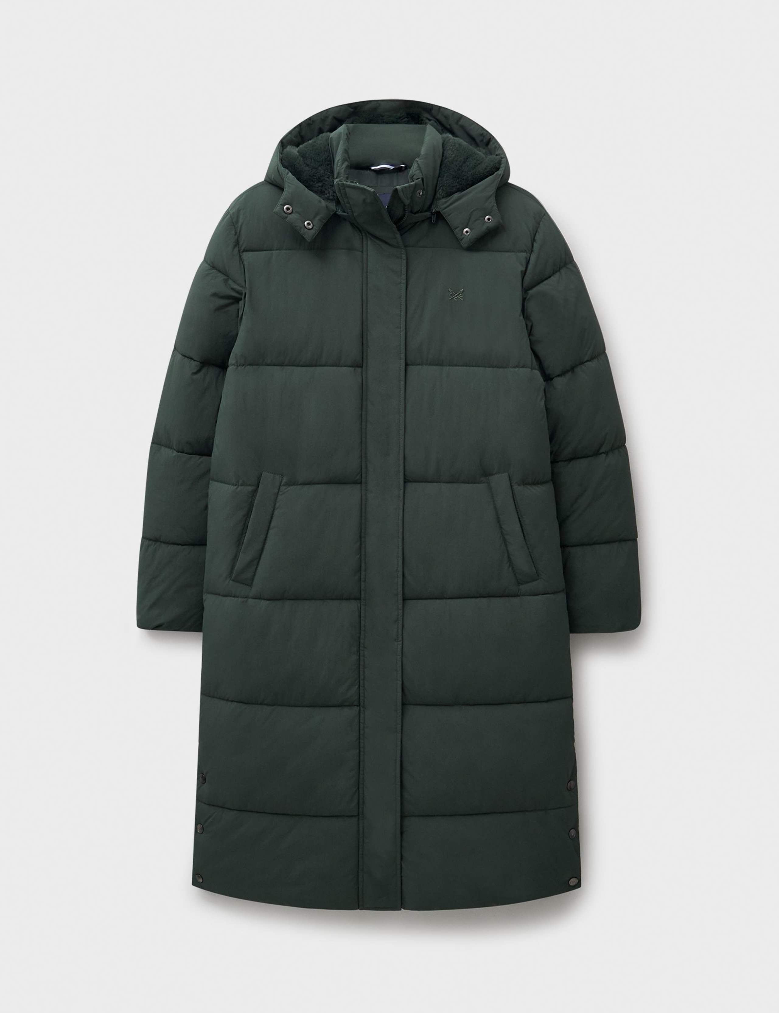 Padded Hooded Longline Puffer Coat 2 of 6
