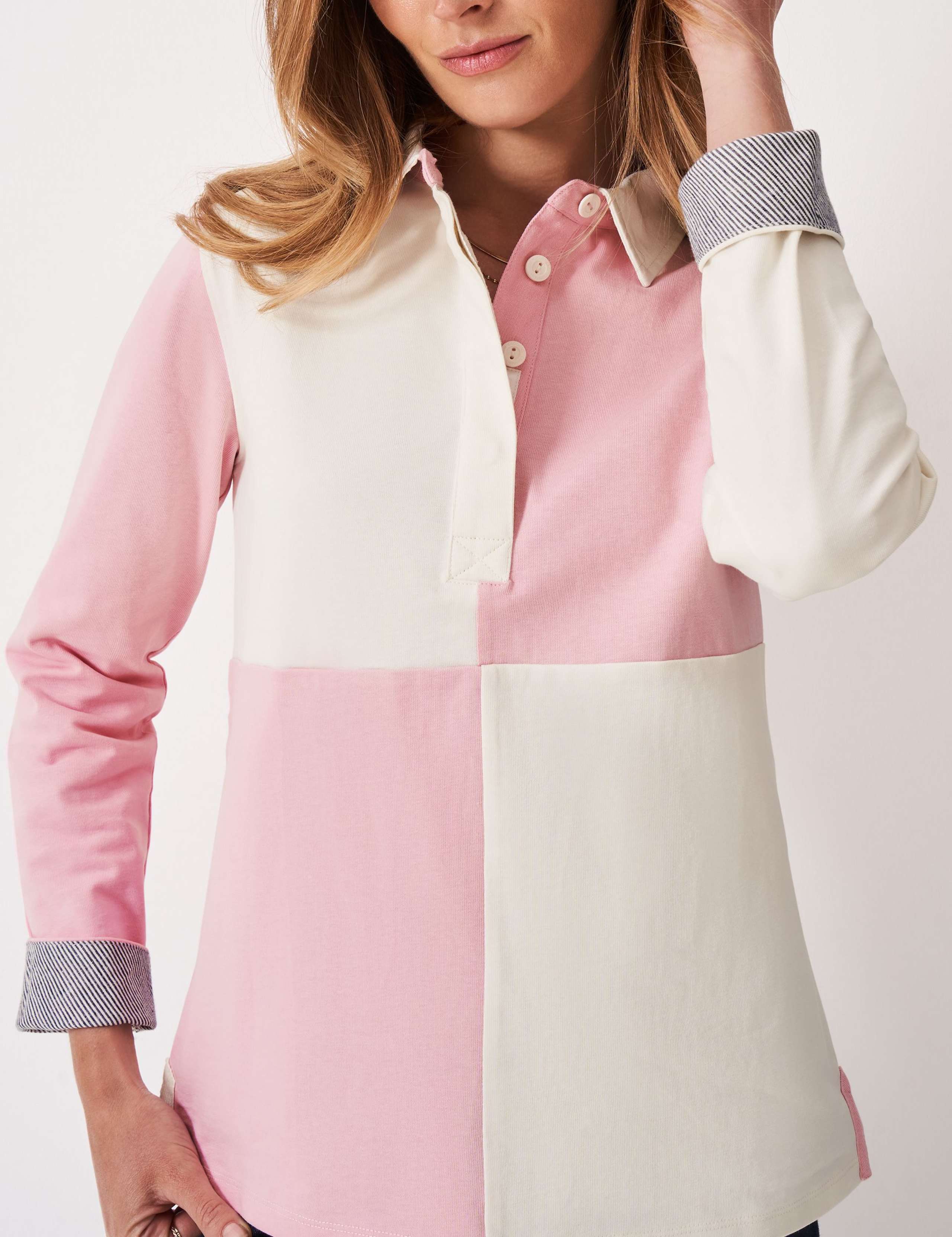 Pure Cotton Harlequin Rugby Shirt 4 of 5