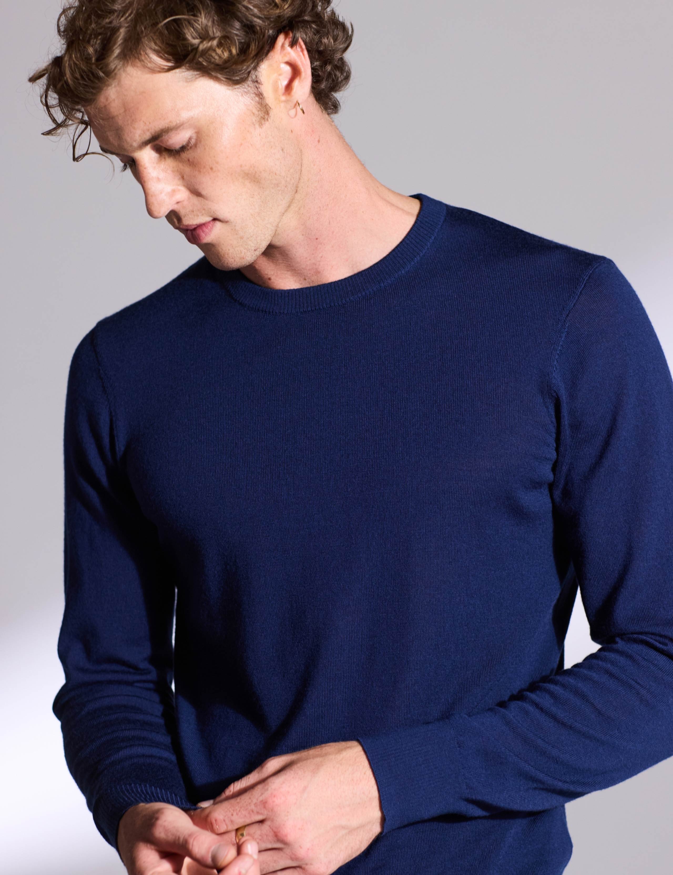 Pure Merino Wool Crew Neck Jumper 4 of 4