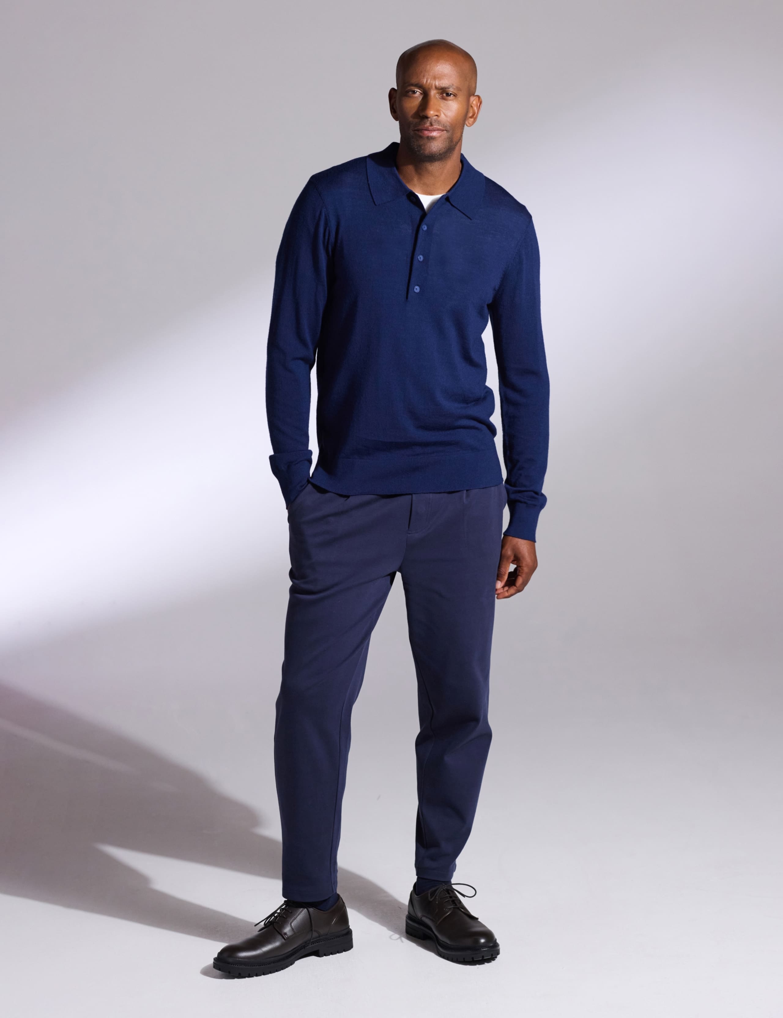 Pure Merino Wool Polo Shirt 3 of 4