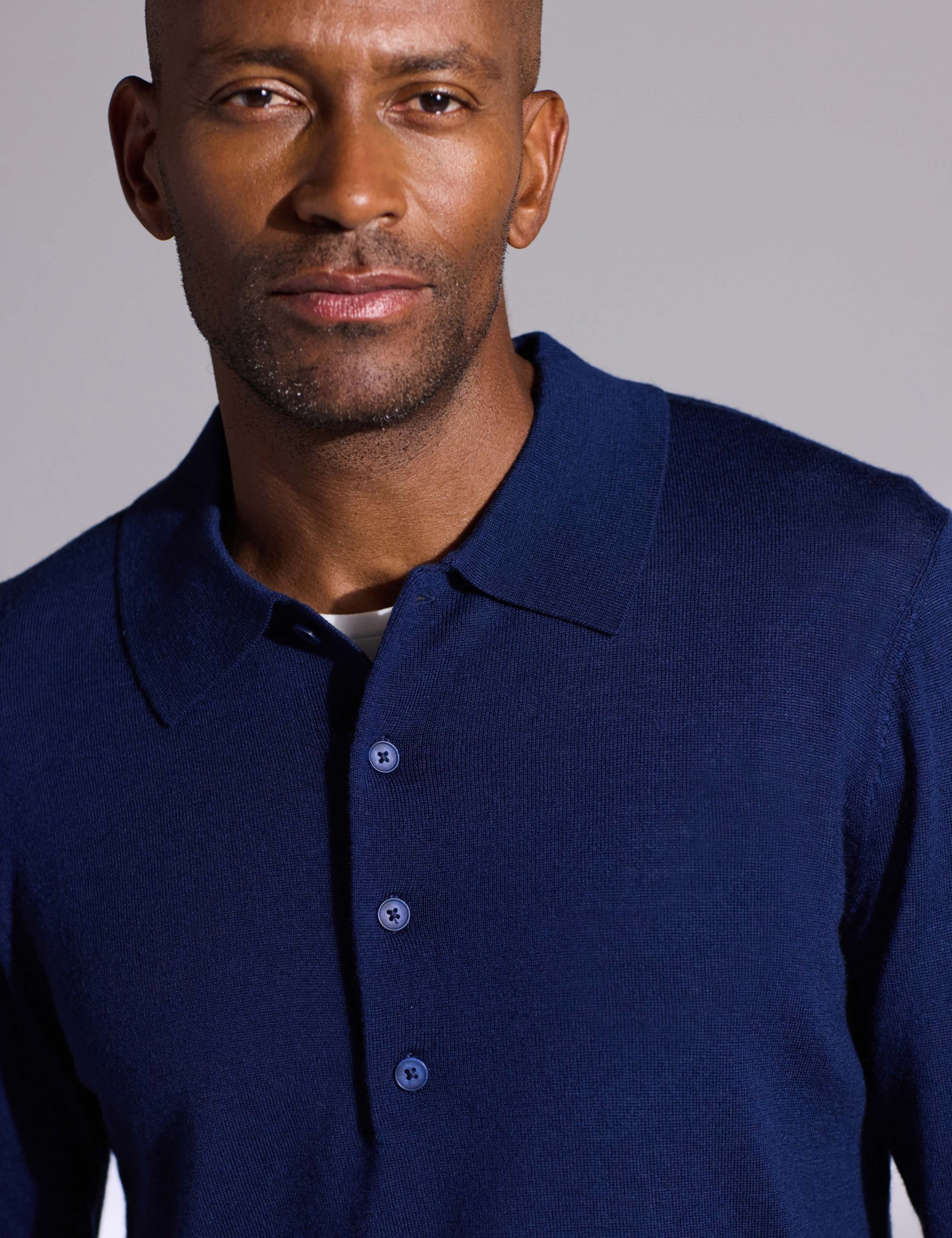Pure Merino Wool Polo Shirt 4 of 4