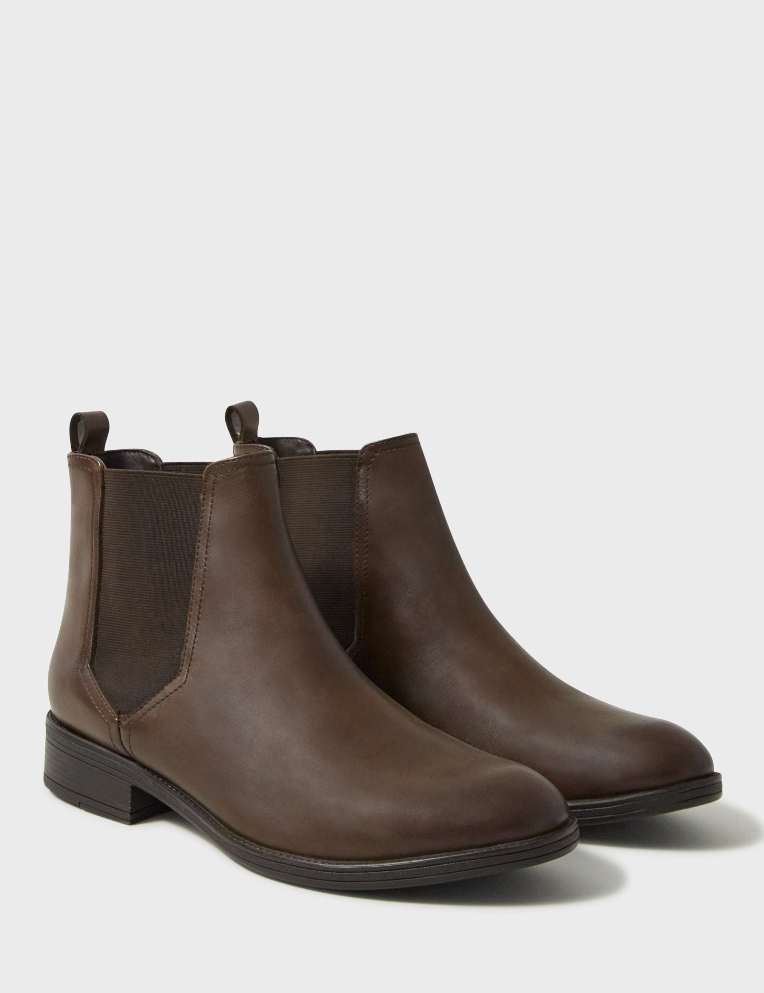 Leather Chelsea Platform Boots 3 of 4