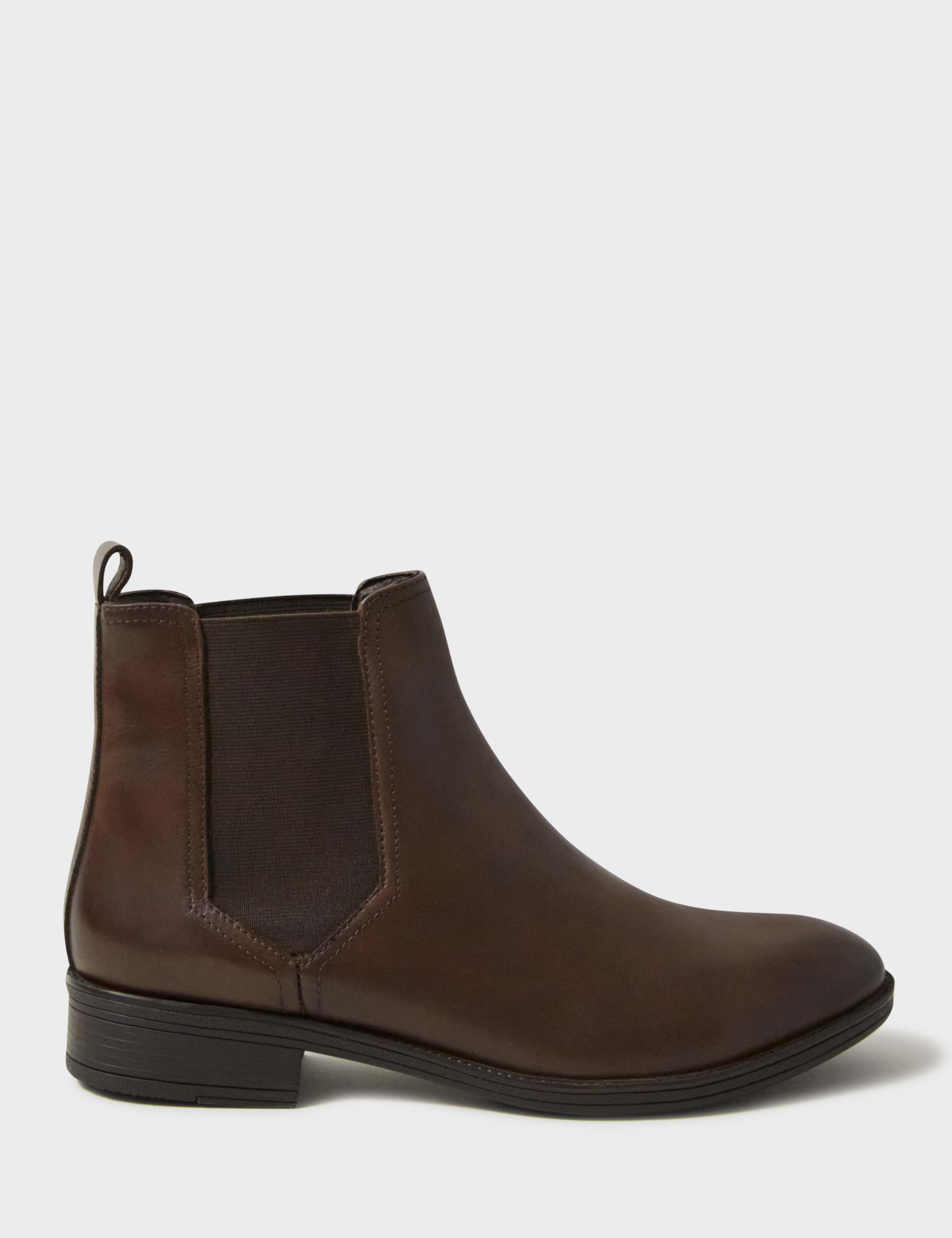 Leather Chelsea Platform Boots 2 of 4