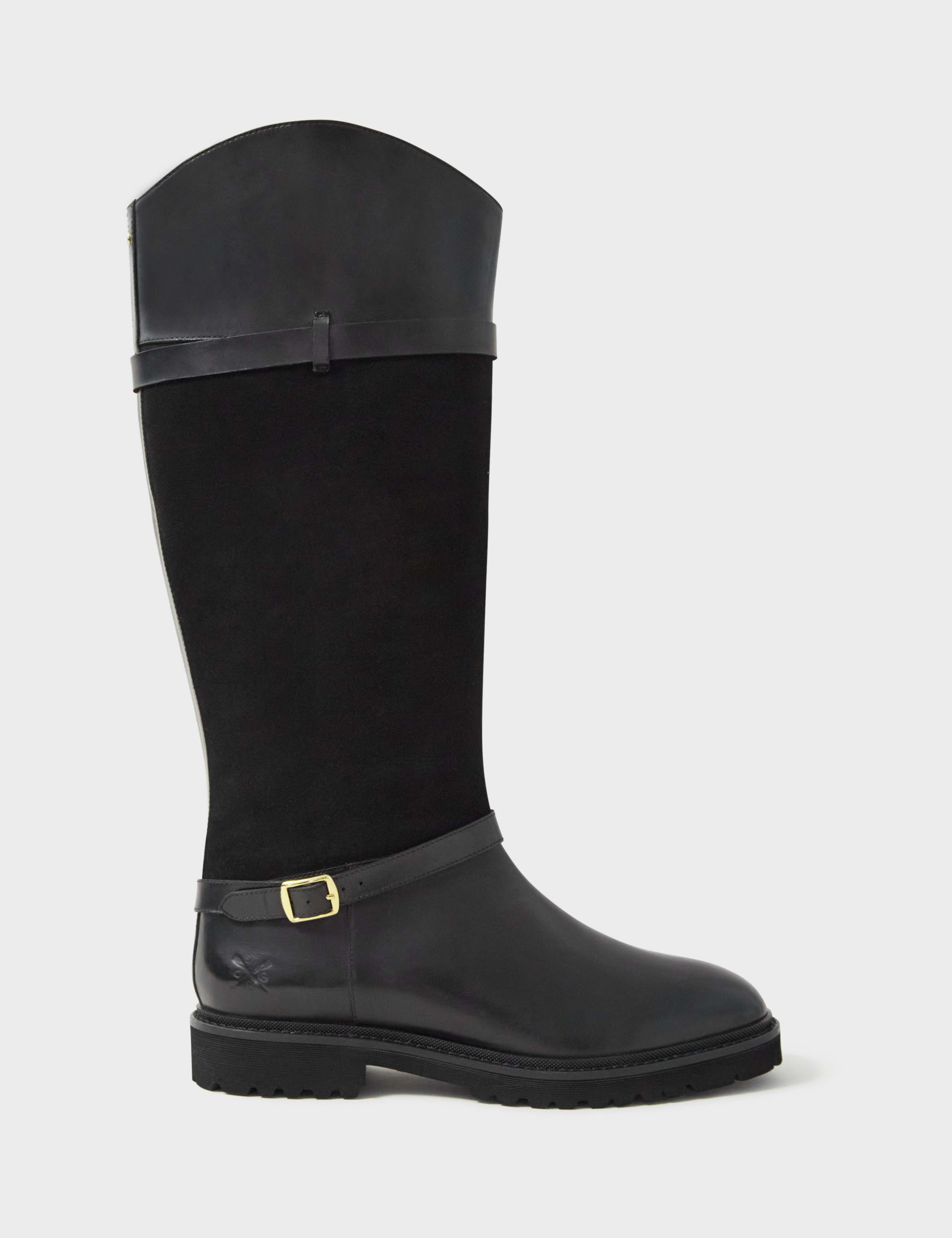 Leather Platform Knee High Boots 3 of 4