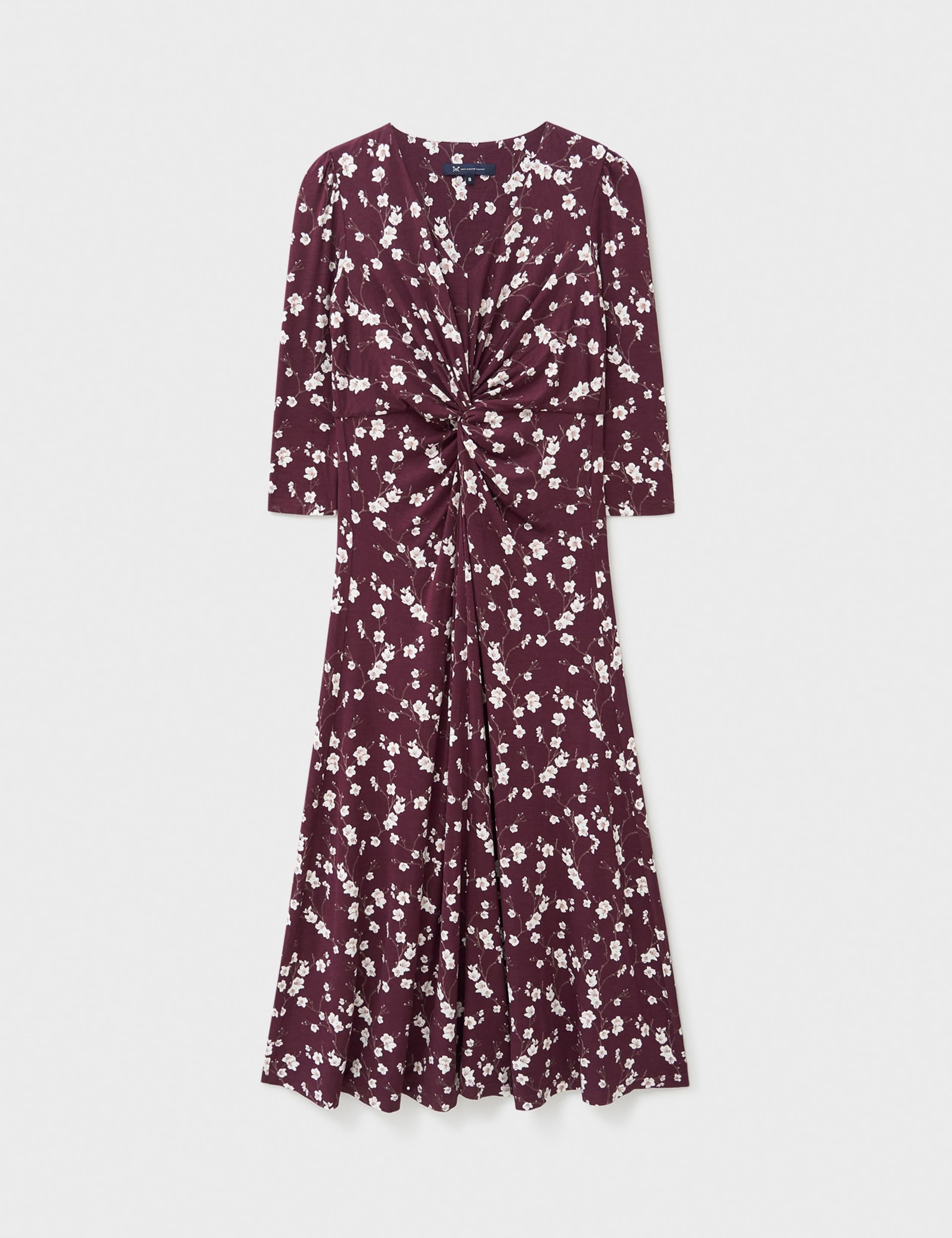 Jersey Floral Twist Front Midaxi Dress 2 of 5