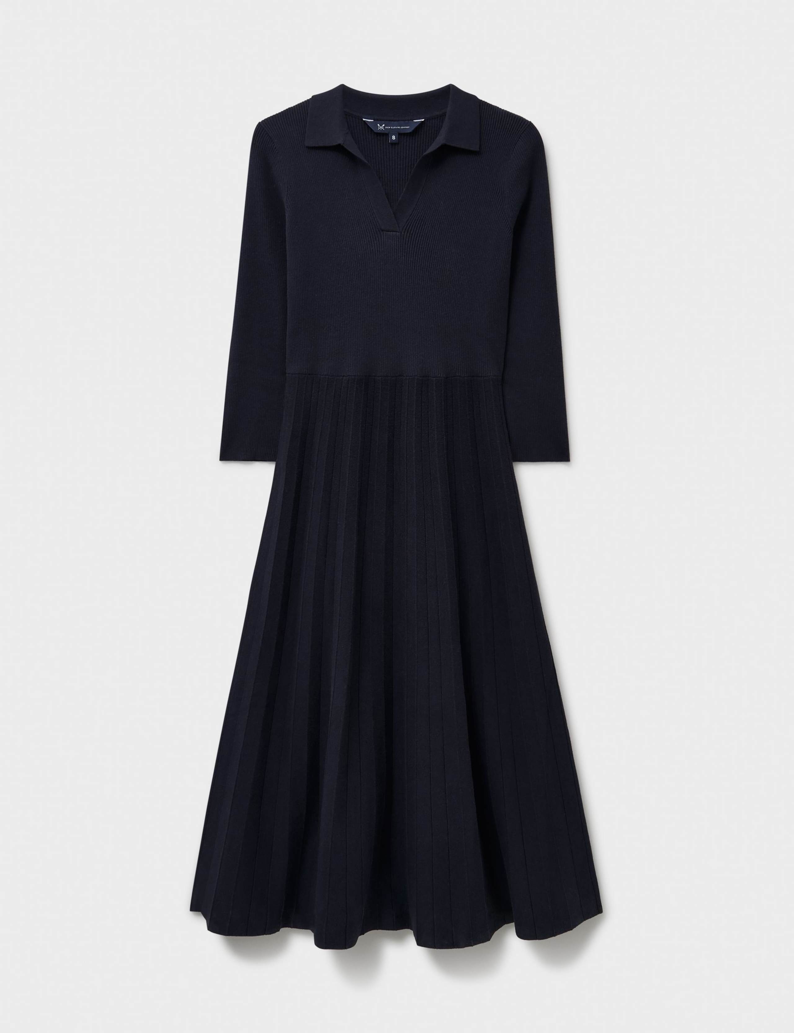 Cotton Rich Ribbed Midi Jumper Dress 2 of 5