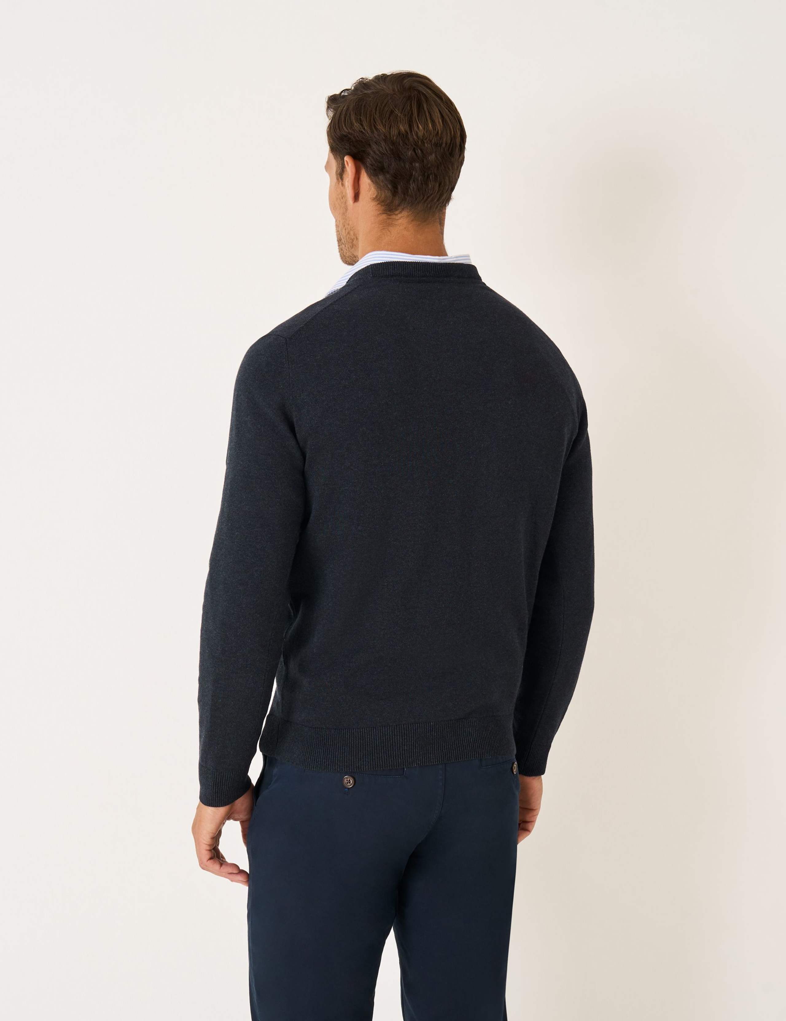 Pure Cotton Crew Neck Jumper 5 of 5