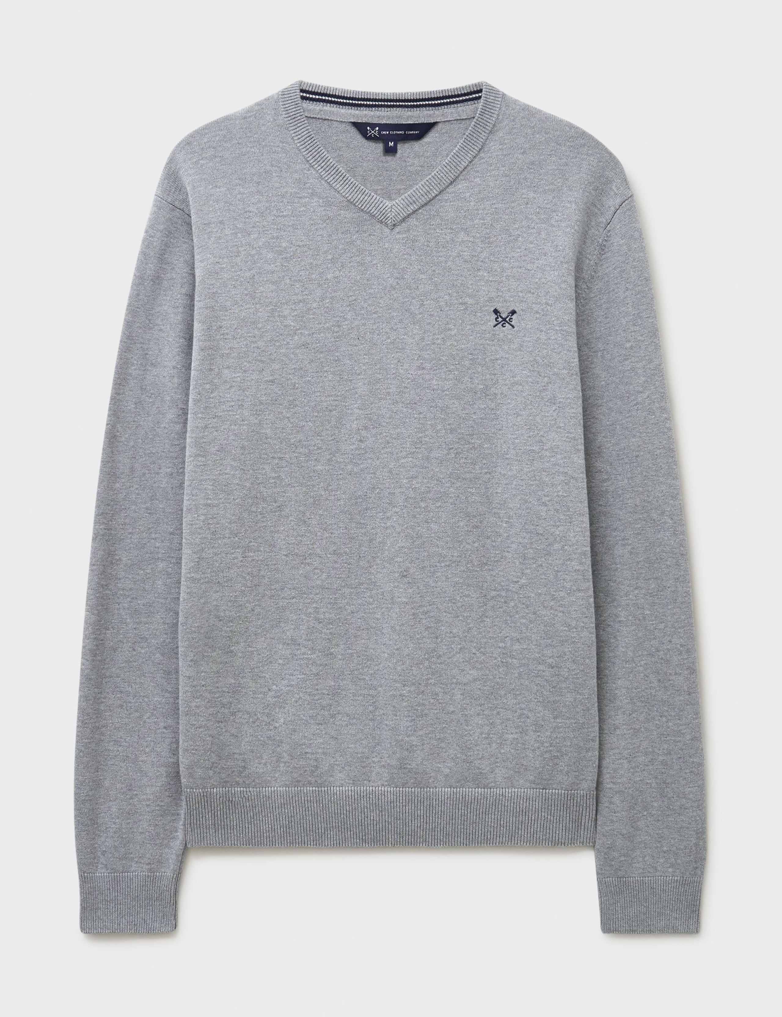 Pure Cotton V-Neck Jumper 2 of 5