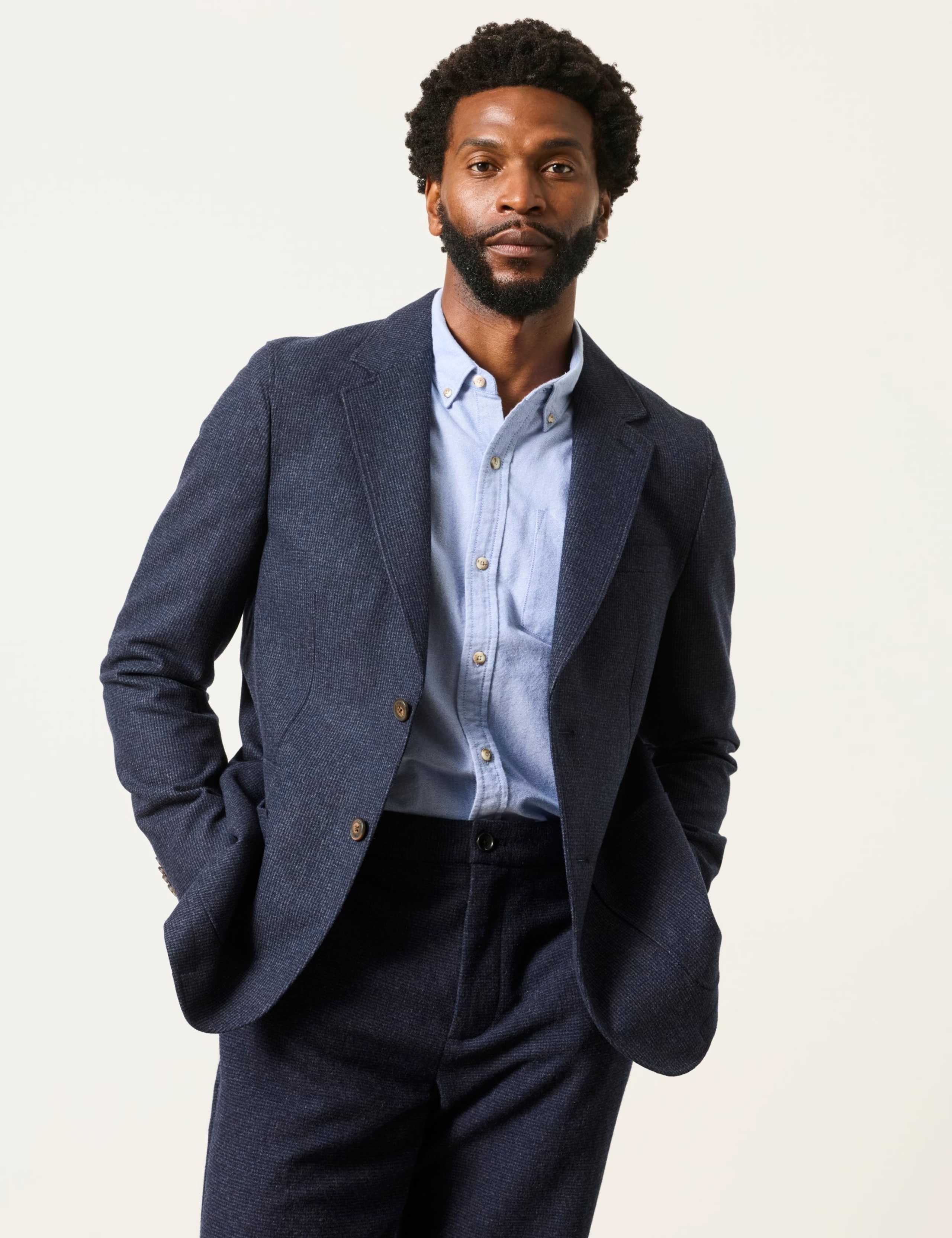 Wool Rich Check Blazer 4 of 6
