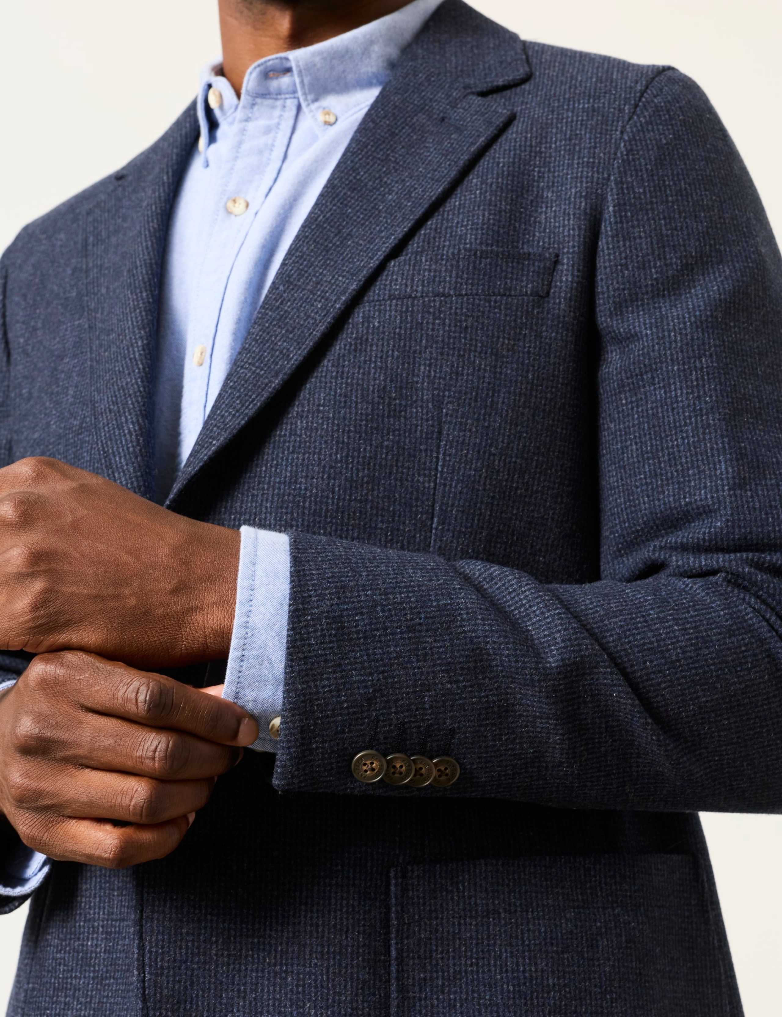 Wool Rich Check Blazer 6 of 6