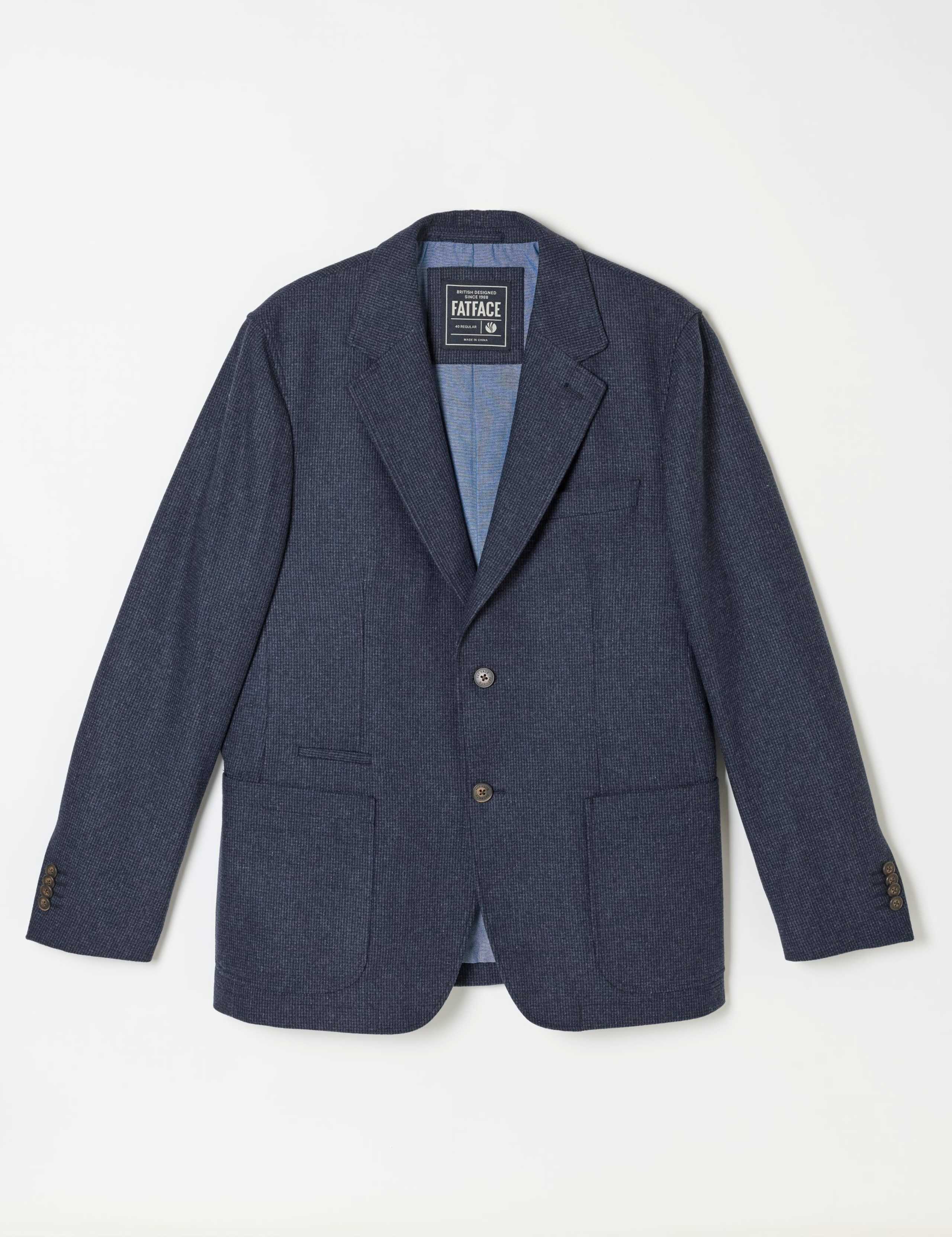 Wool Rich Check Blazer 2 of 6