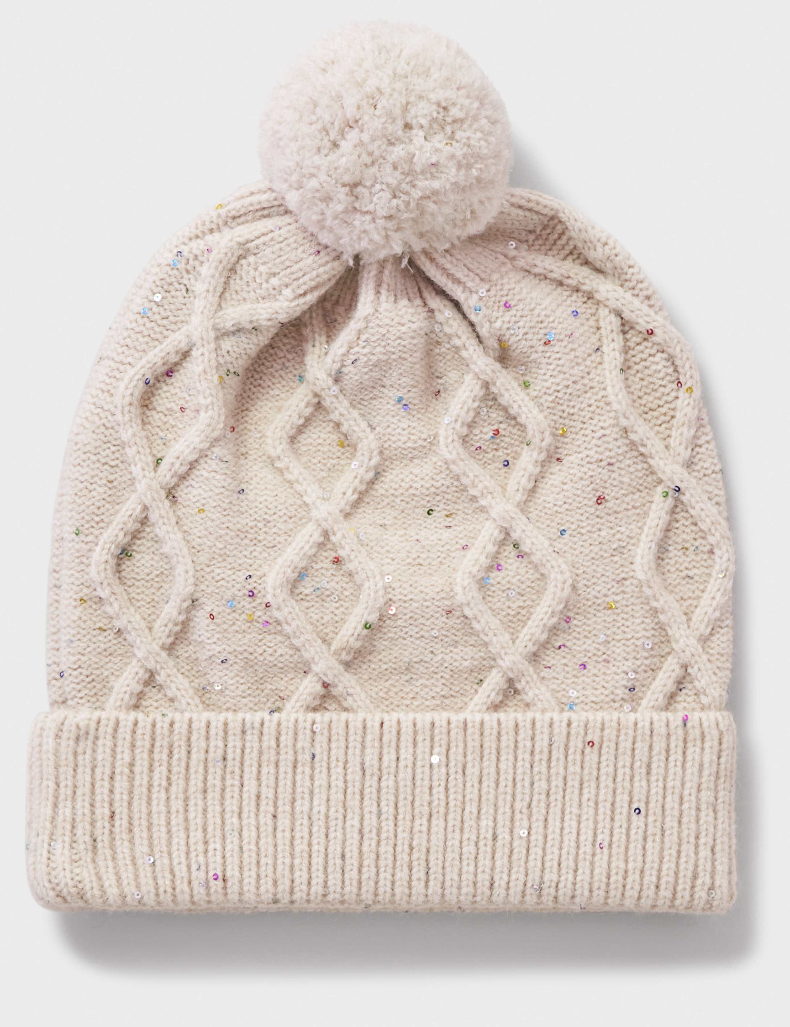 Sparkle Turn Up Beanie 1 of 3