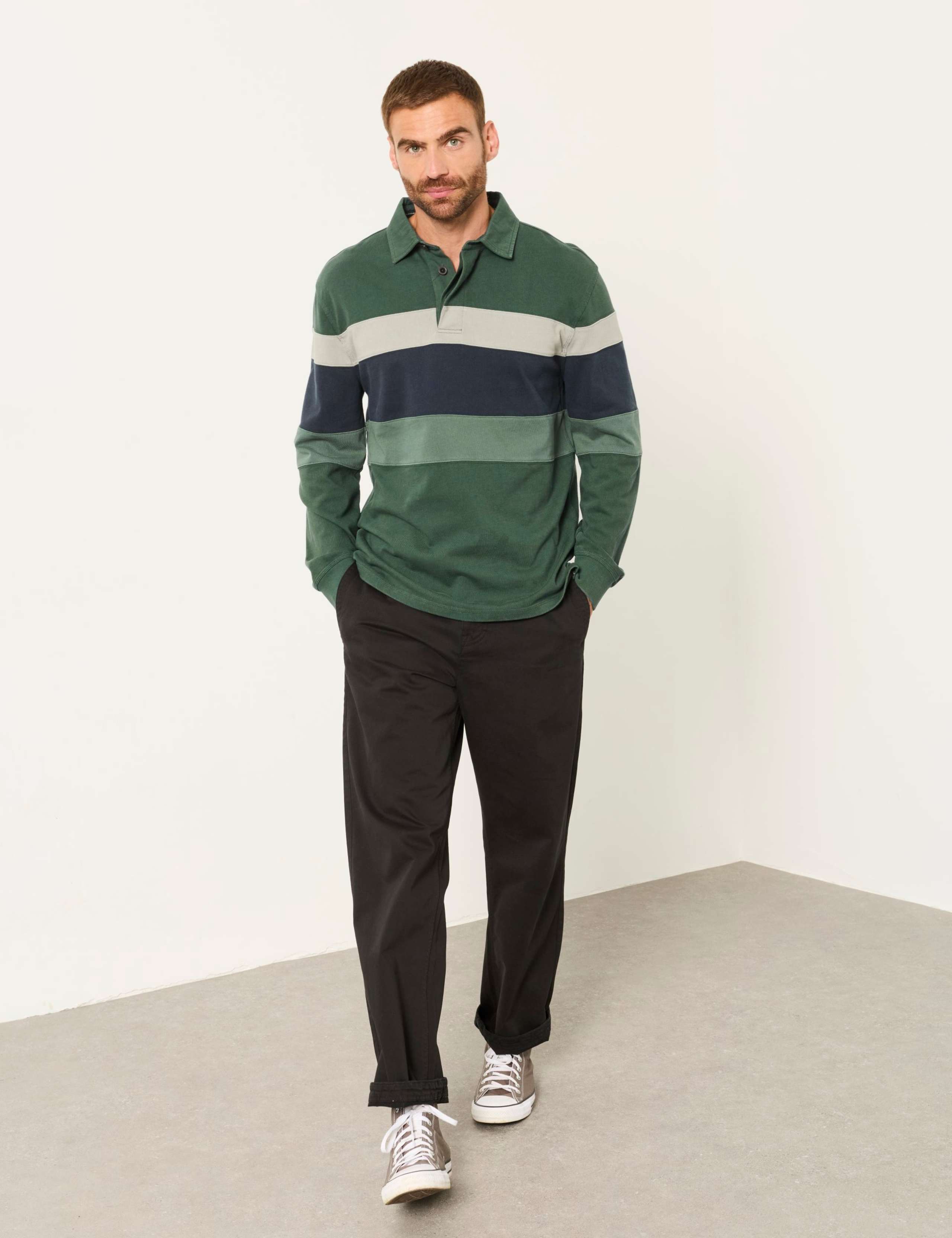 Pure Cotton Striped Rugby Shirt 3 of 6