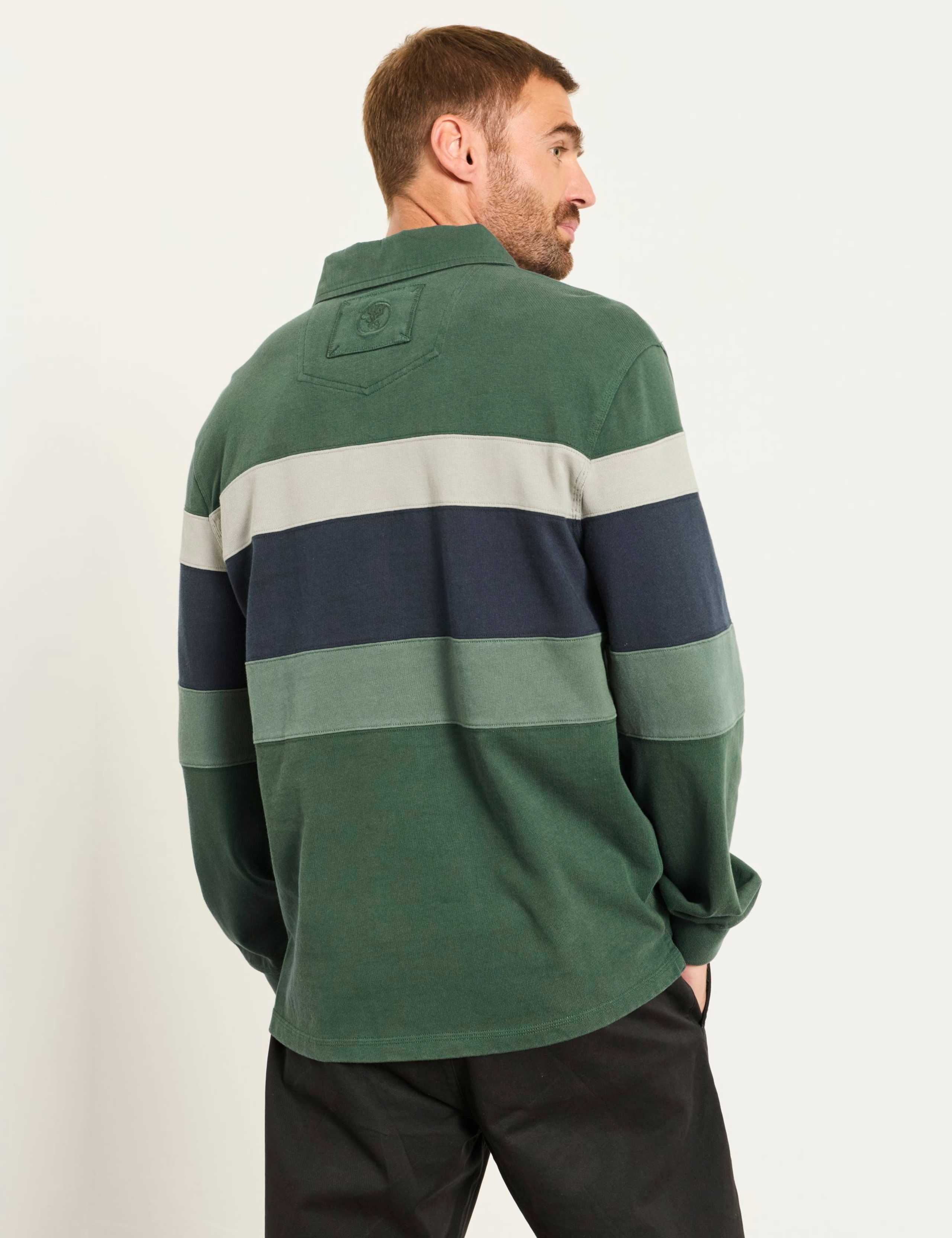 Pure Cotton Striped Rugby Shirt 4 of 6