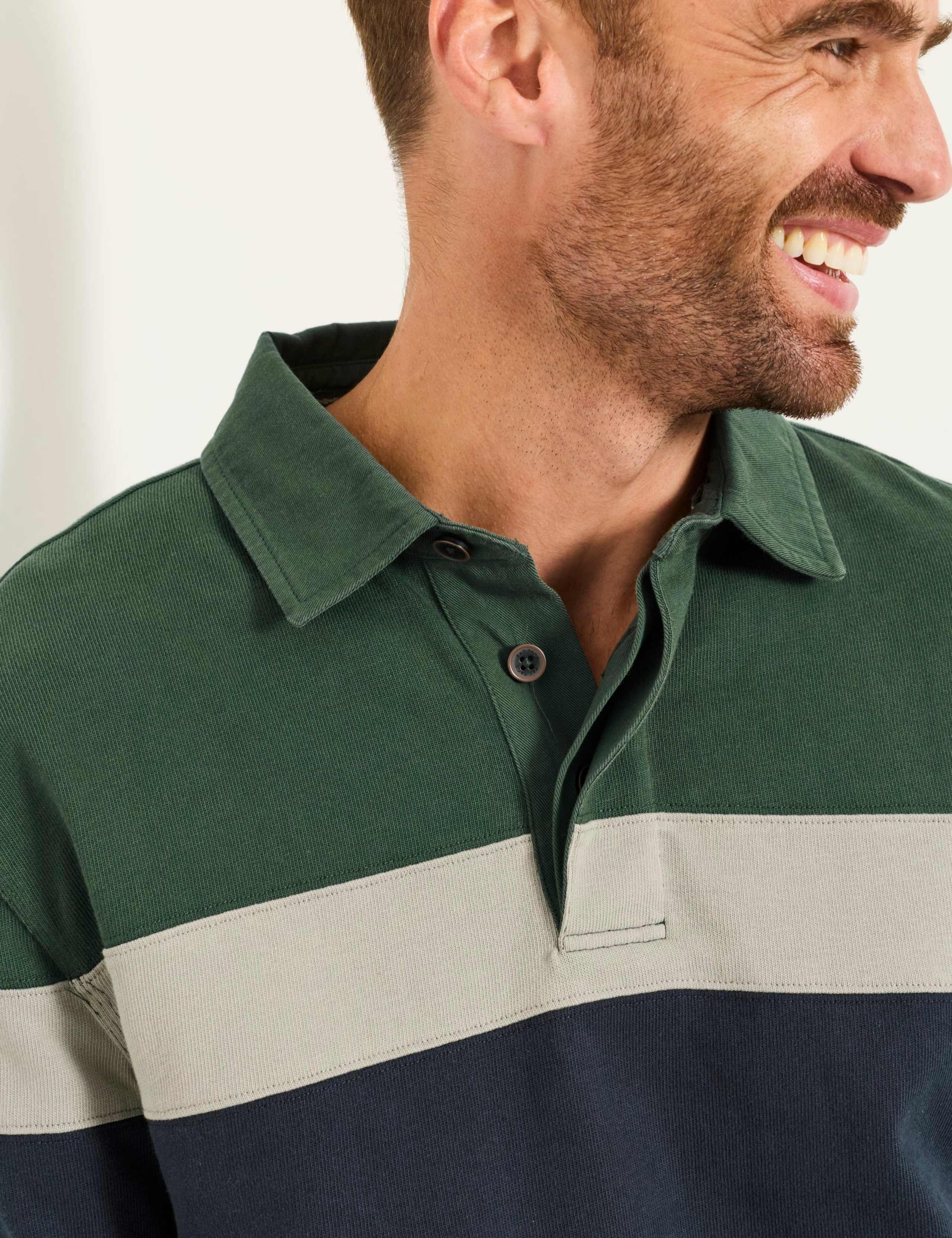 Pure Cotton Striped Rugby Shirt 6 of 6