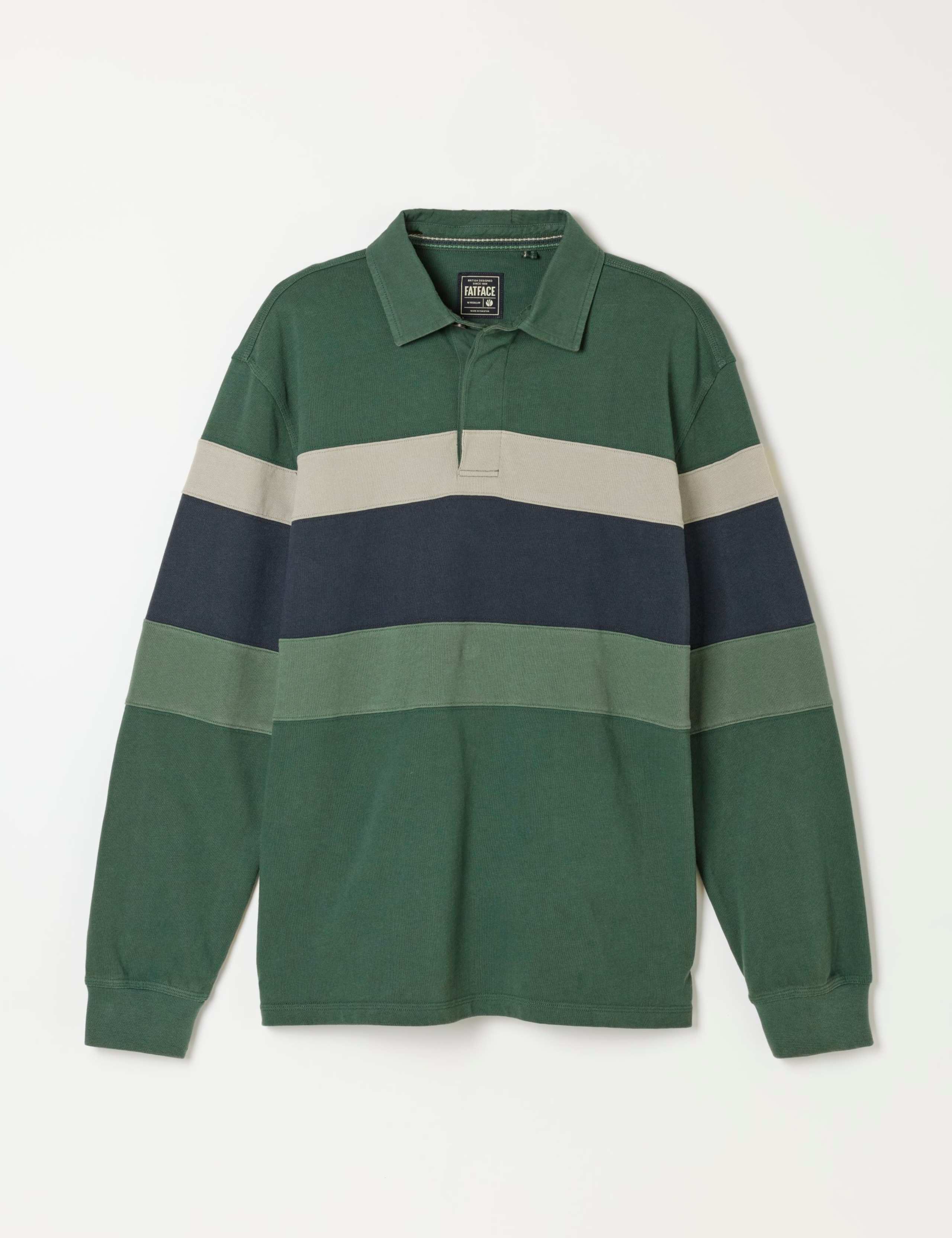 Pure Cotton Striped Rugby Shirt 2 of 6