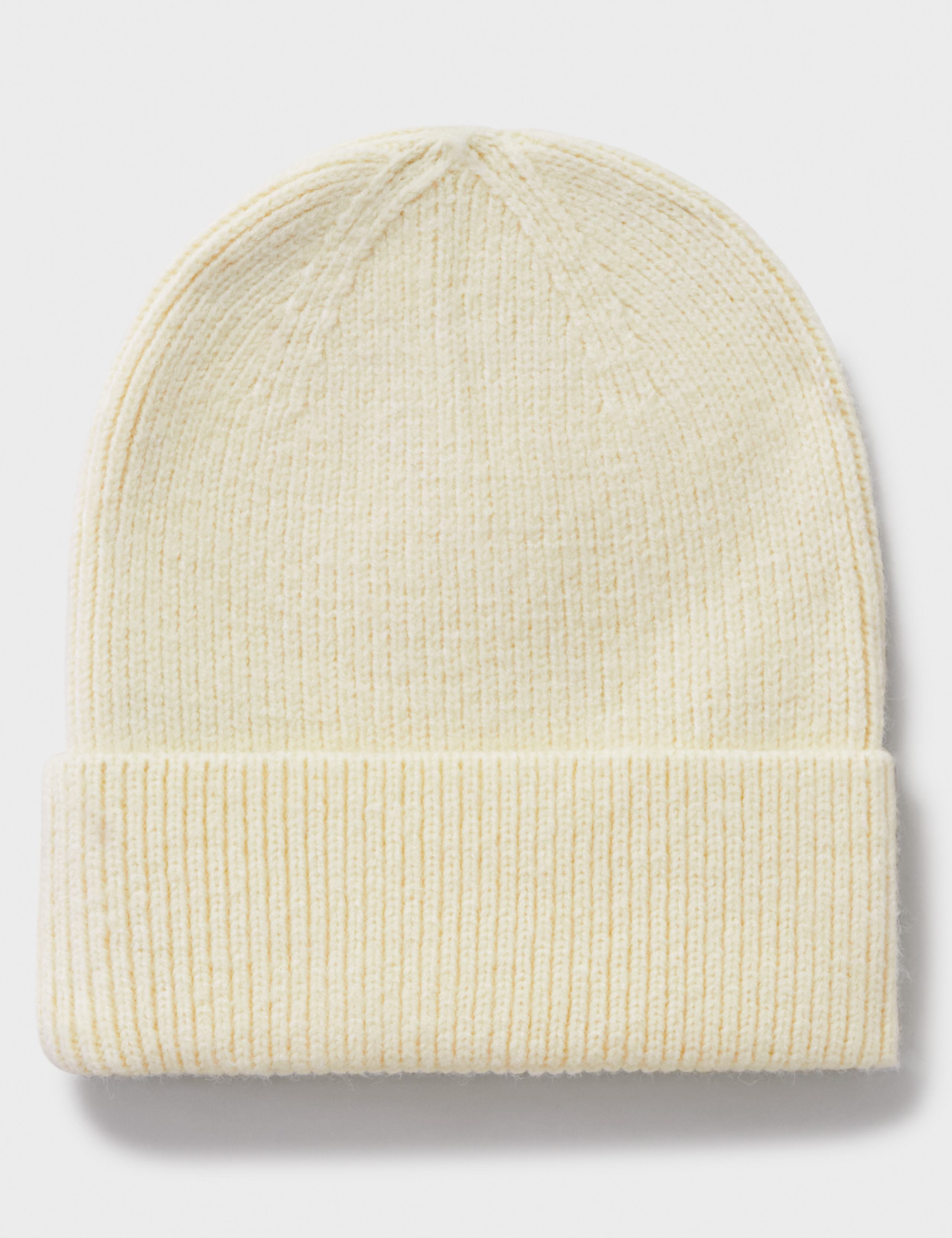 Rib Turn Up Beanie Hat 3 of 3