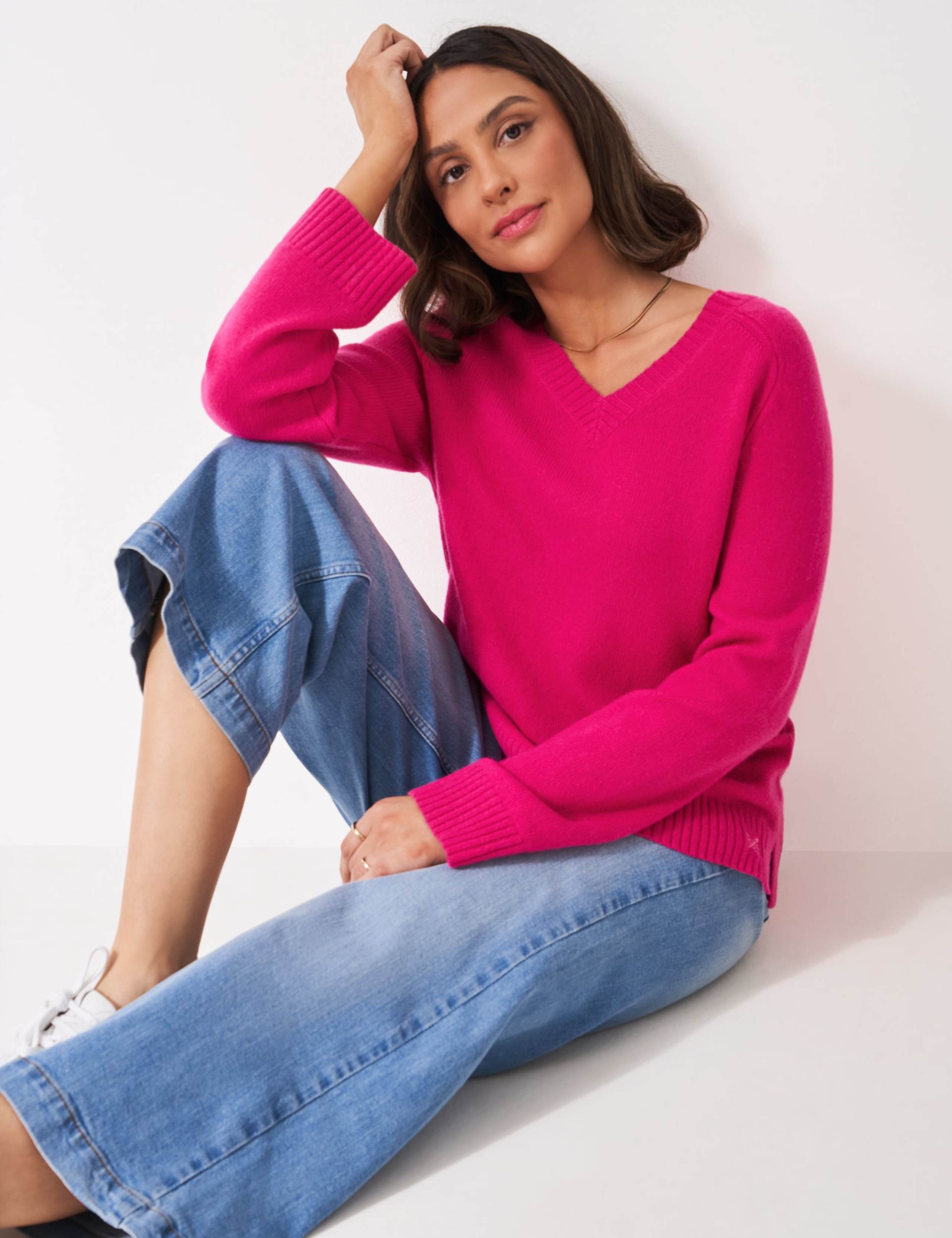 Wool Rich V-Neck Jumper 3 of 5
