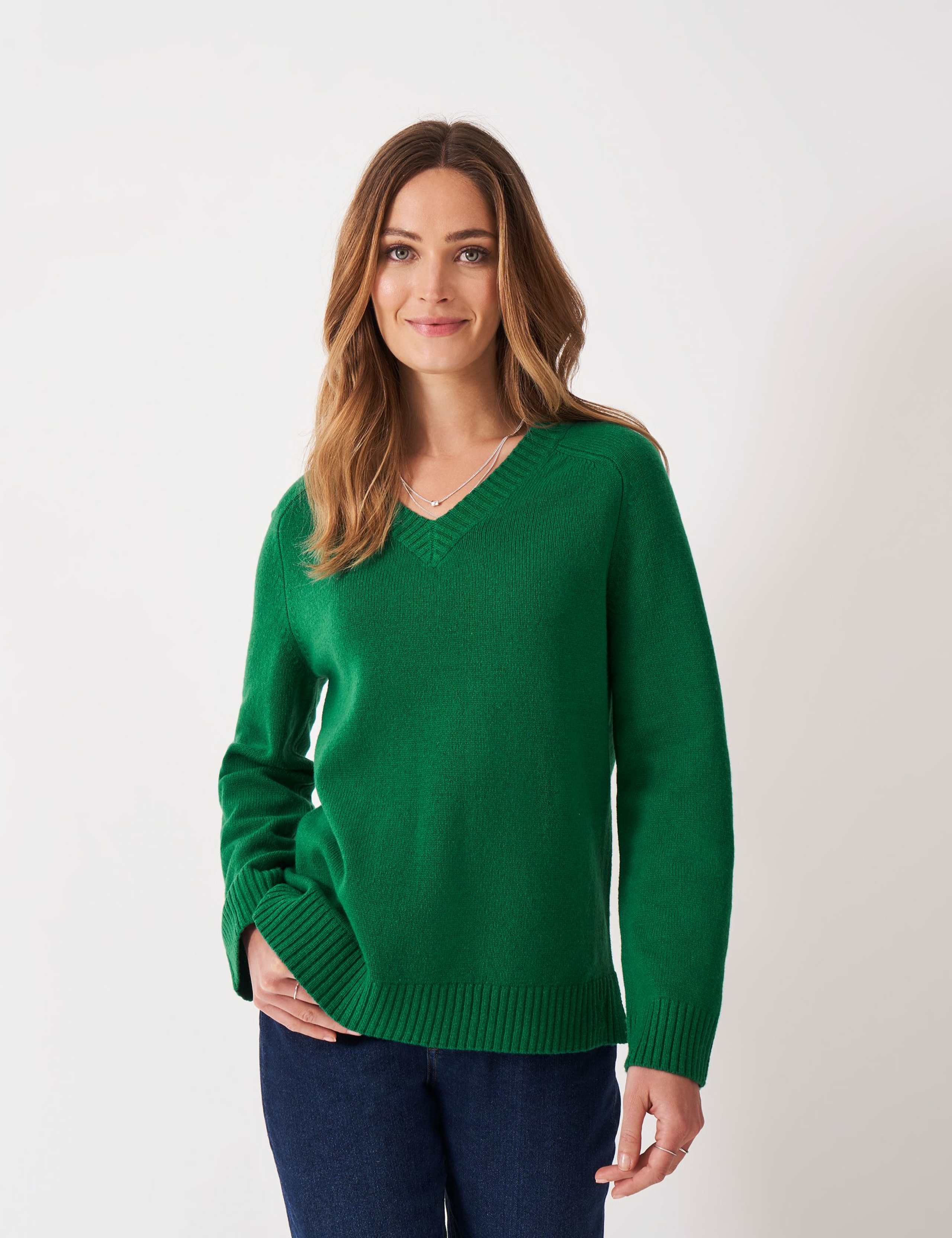 Wool Rich V-Neck Jumper 3 of 5