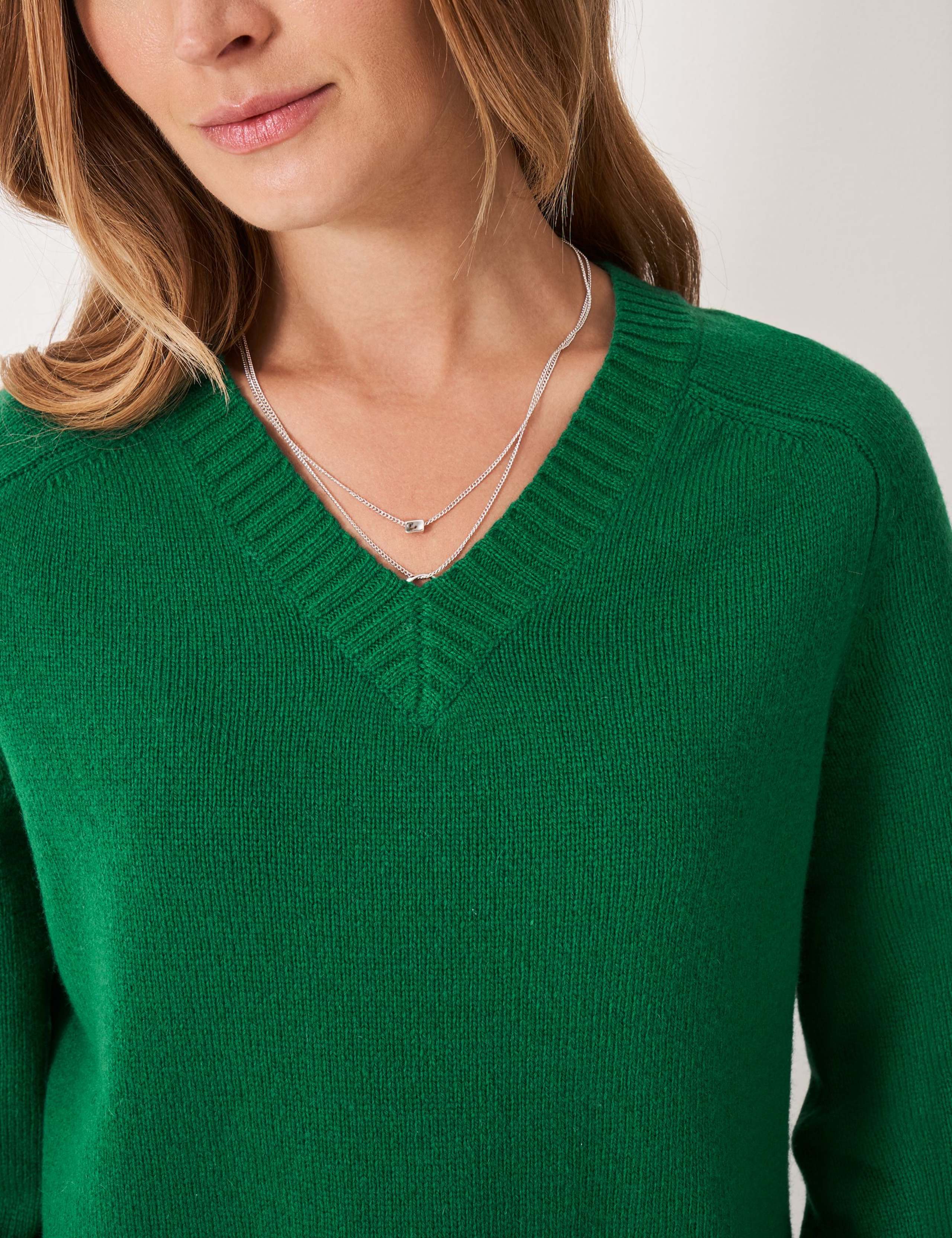 Wool Rich V-Neck Jumper 5 of 5