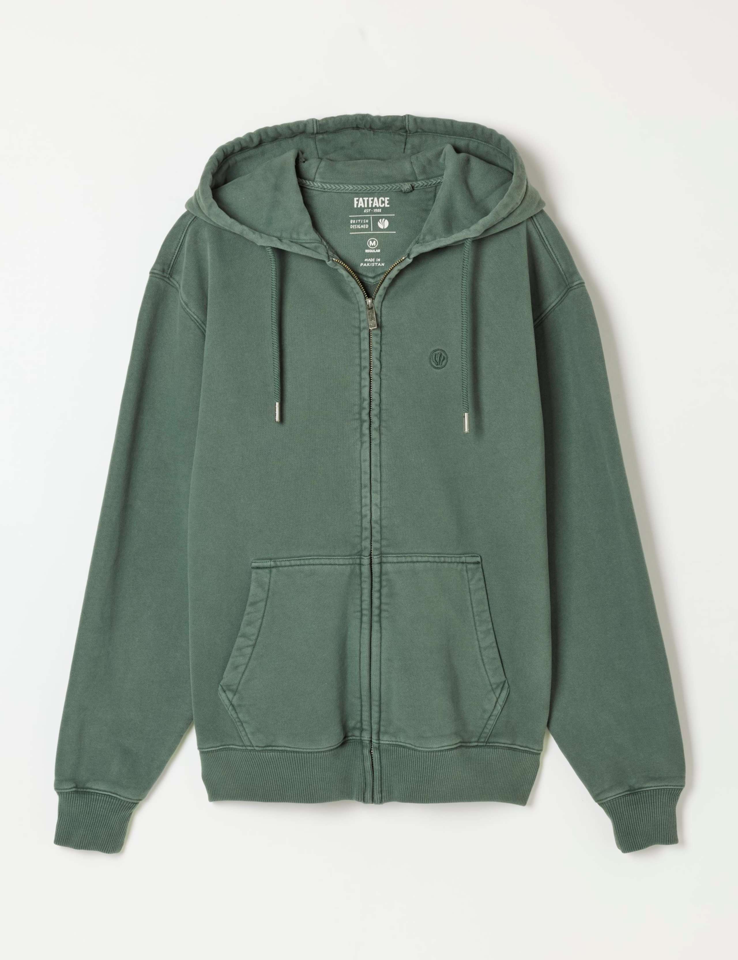 Hayle Pure Cotton Zip Up Hoodie 2 of 6