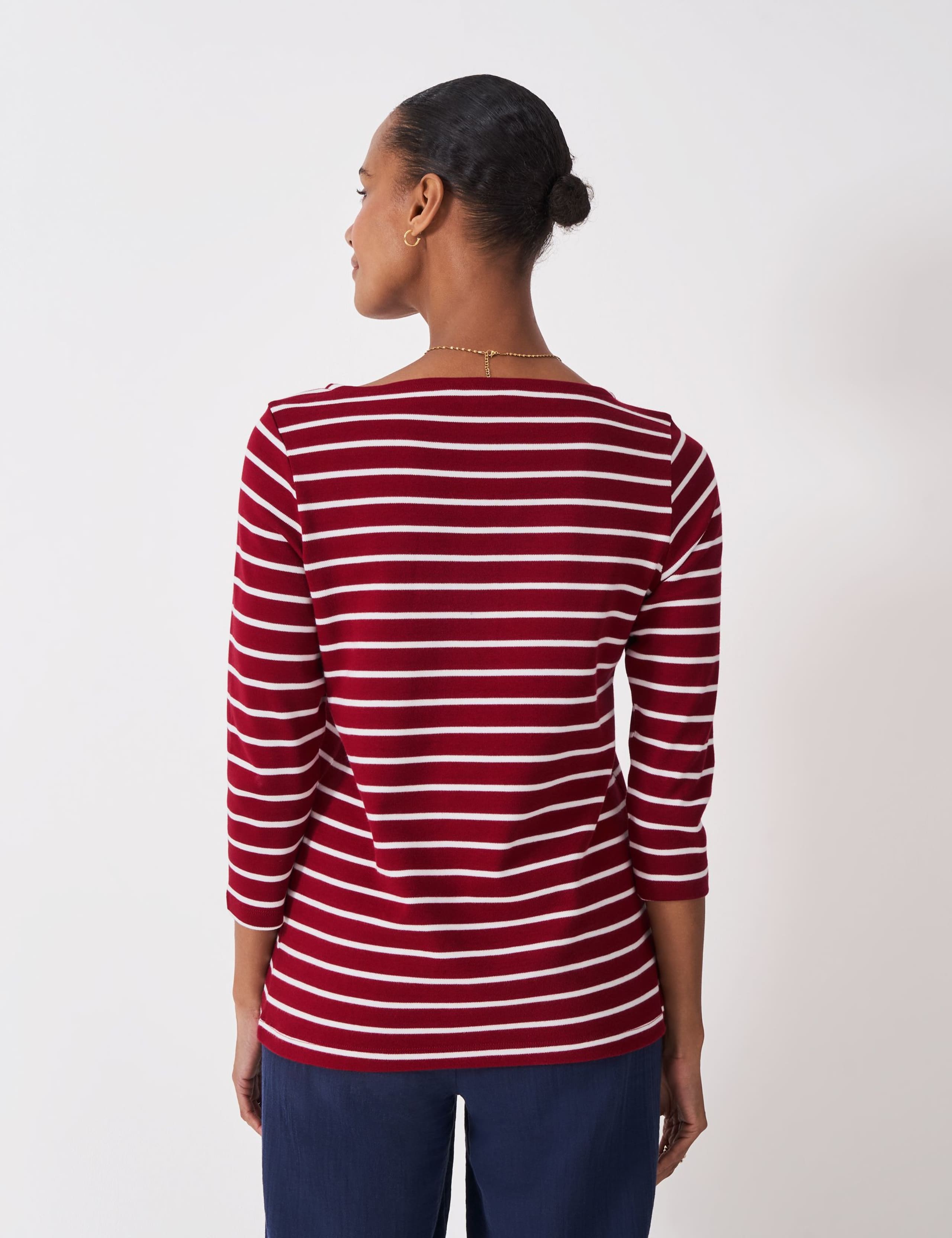 Pure Cotton Striped Top 4 of 5