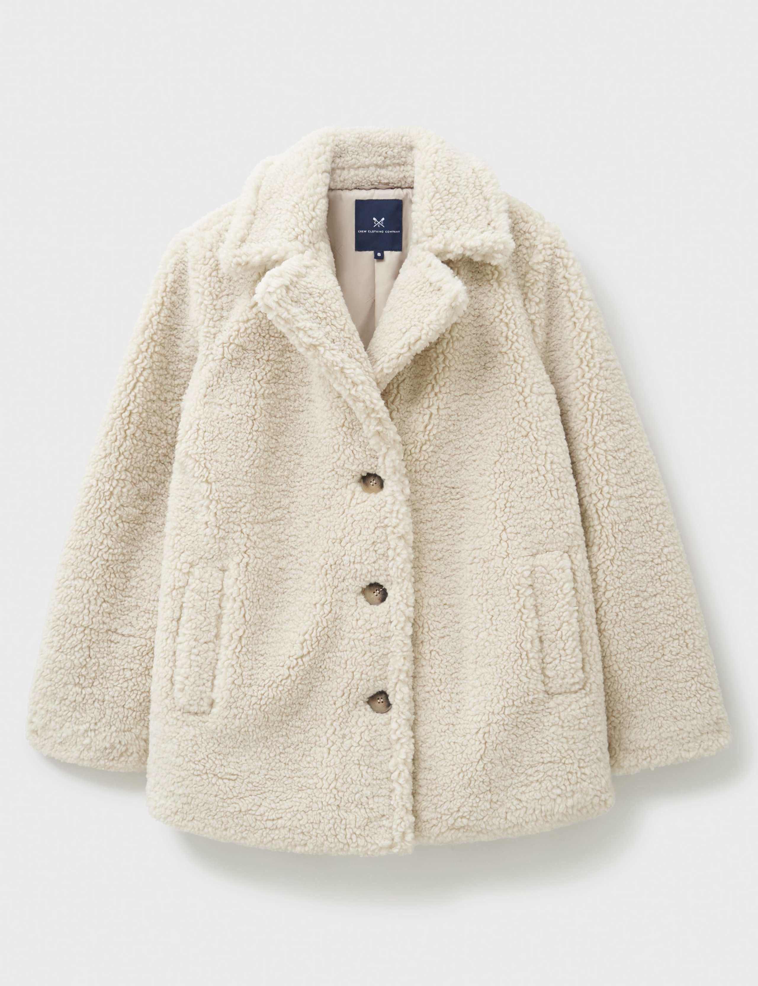 Borg Collared Peacoat 2 of 5