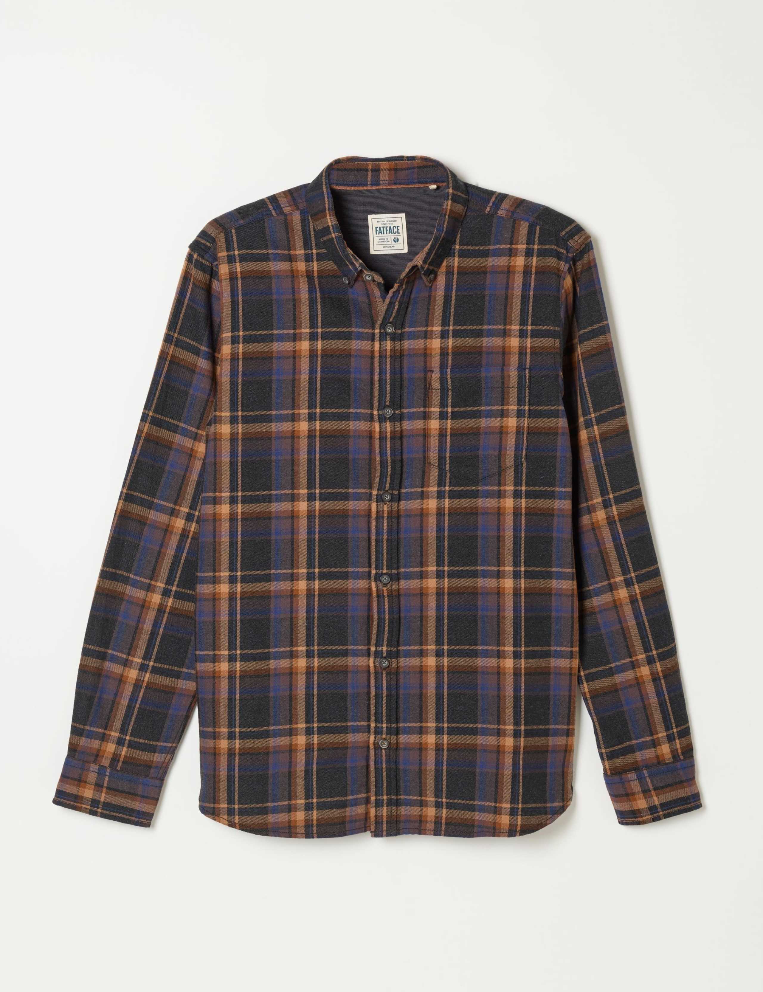 Regular Fit Pure Cotton Check Shirt 2 of 6