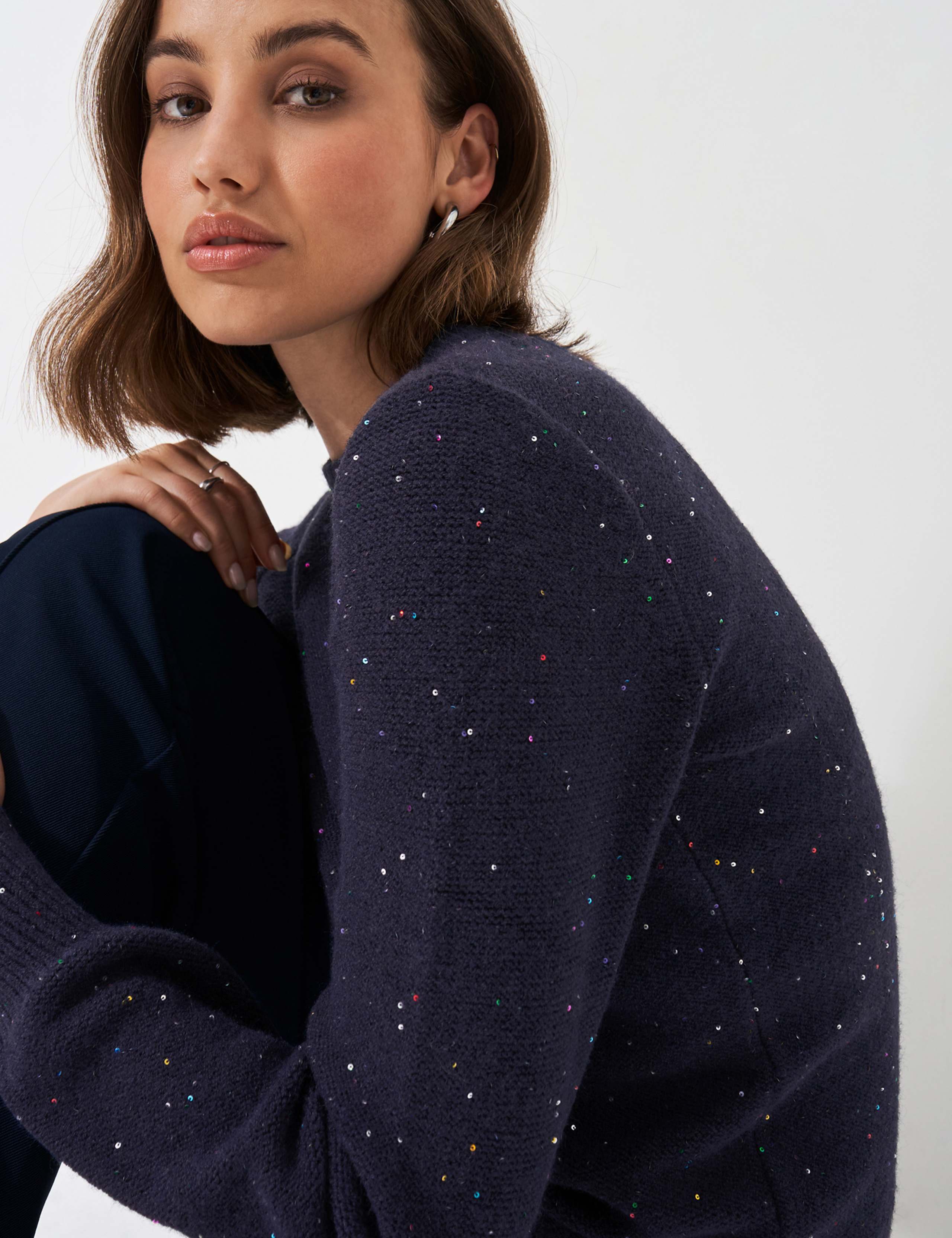 Sequin Crew Neck Jumper 4 of 5