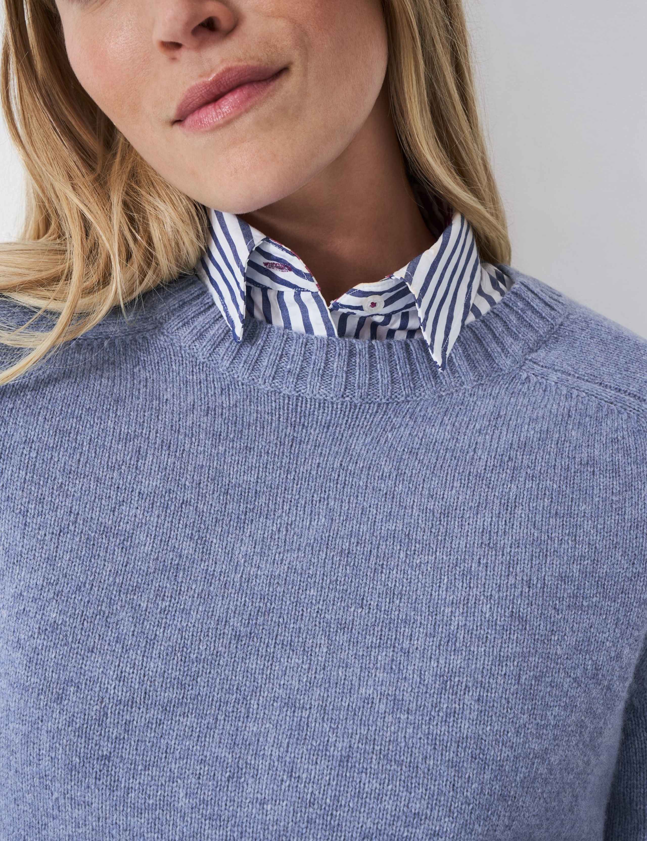 Merino Wool Rich Saddle Shoulder Jumper 3 of 5