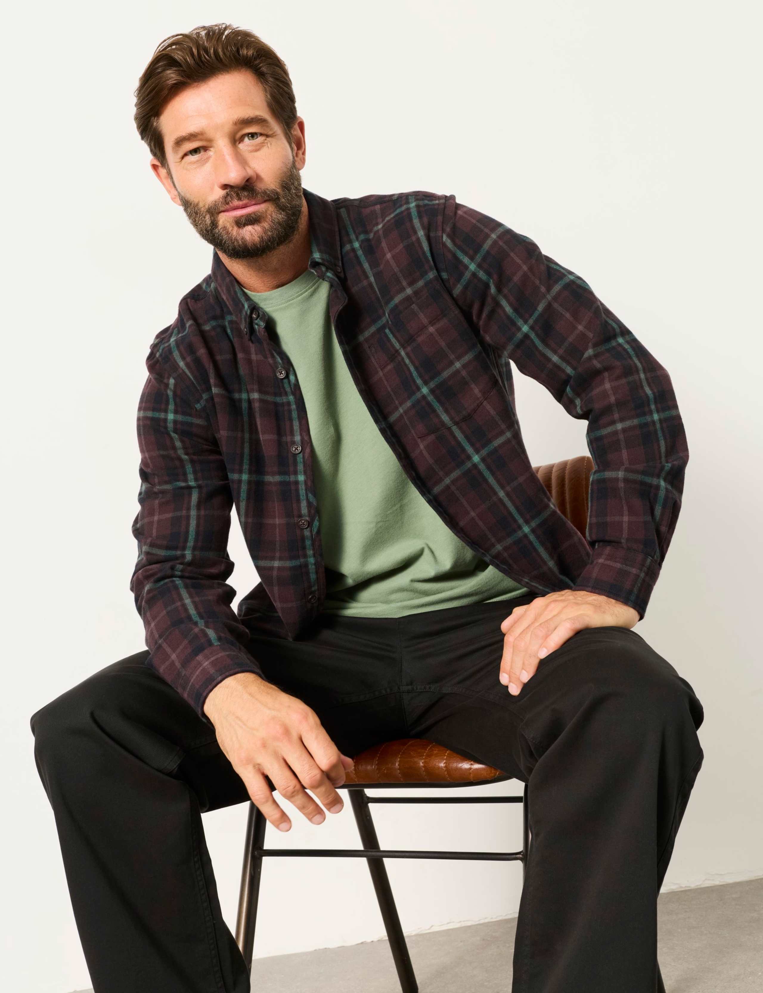 Pure Cotton Check Shirt 4 of 5