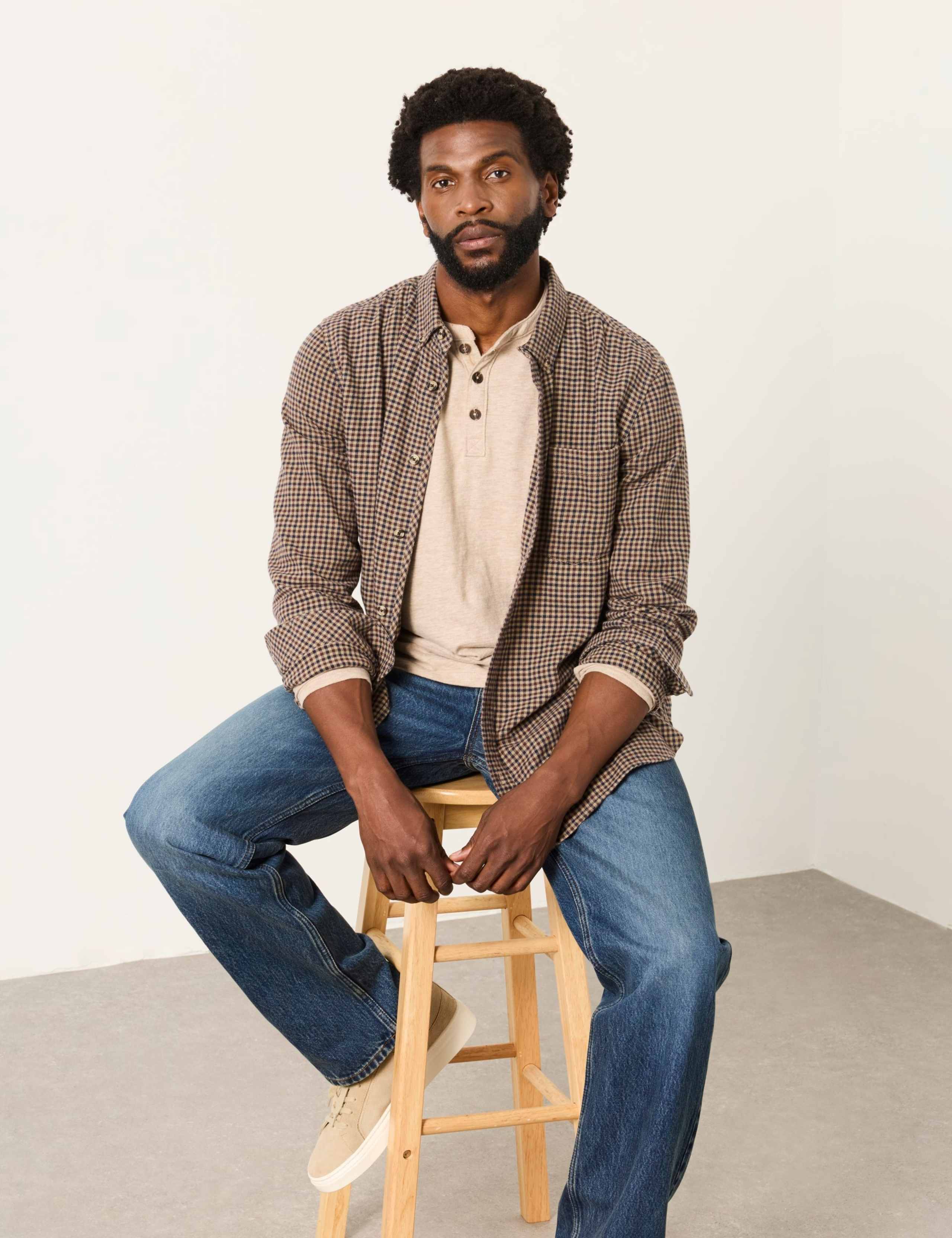 Regular Fit Pure Cotton Gingham Shirt 5 of 6