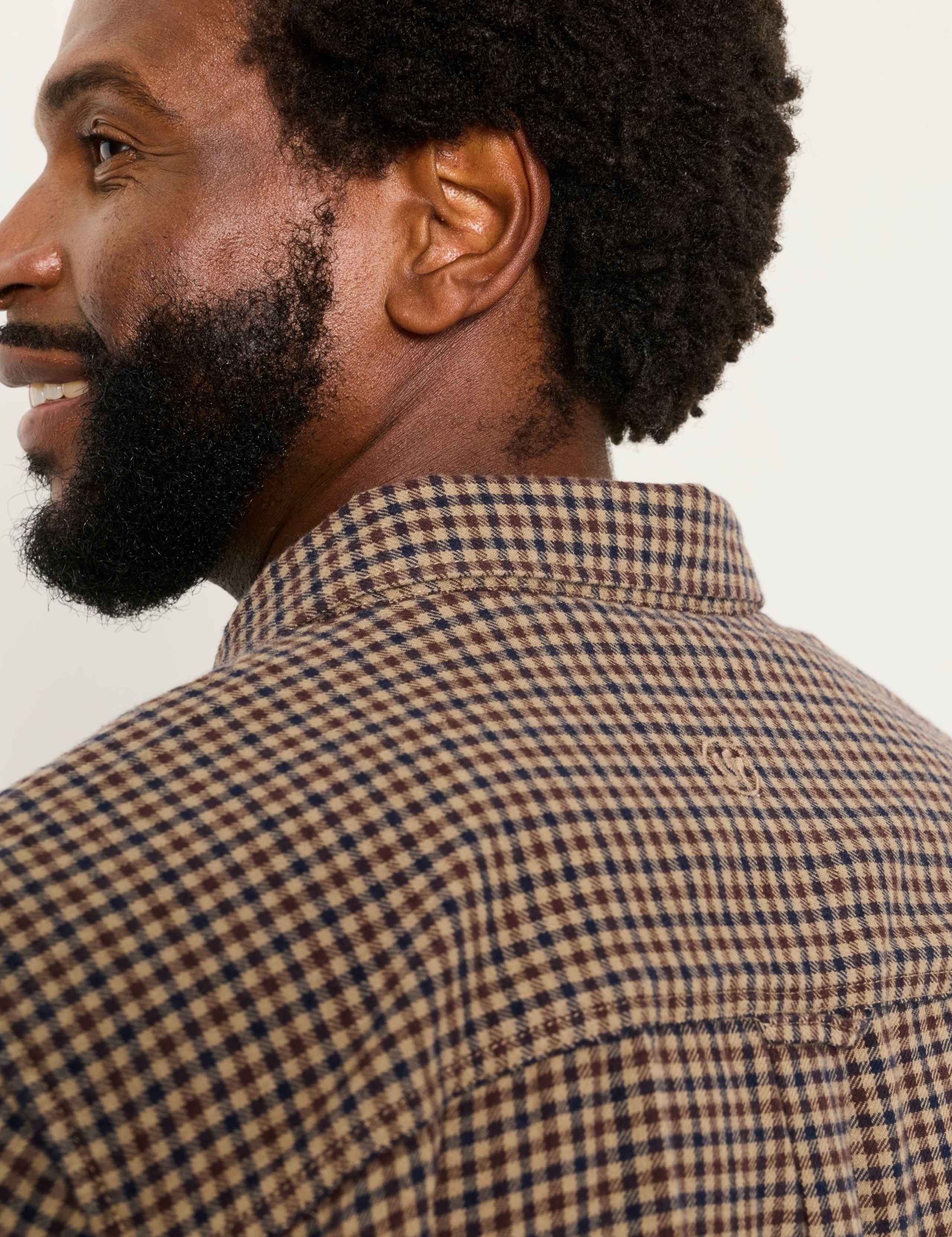 Regular Fit Pure Cotton Gingham Shirt 6 of 6