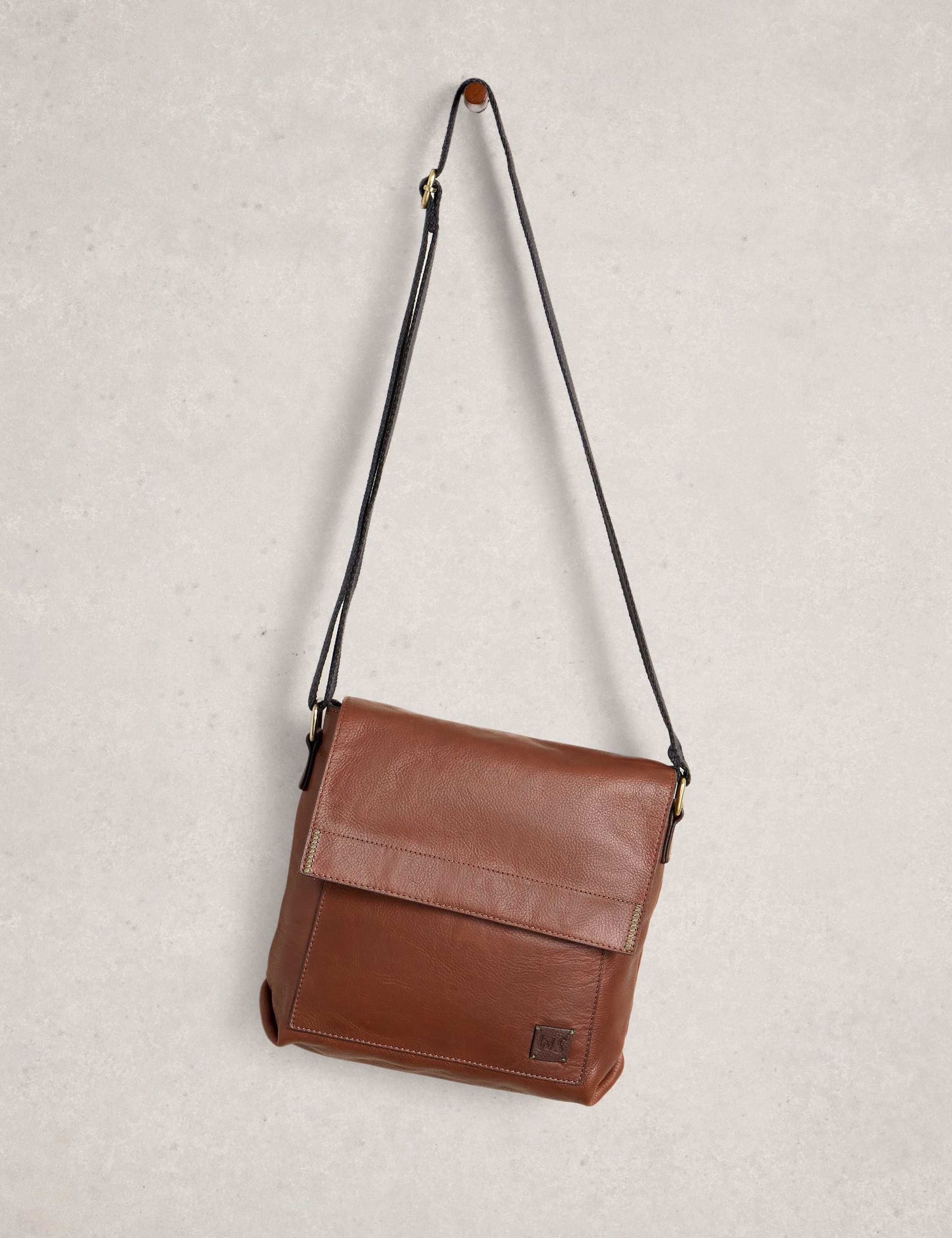 Leather Pebble Grain Cross Body Bag 4 of 4