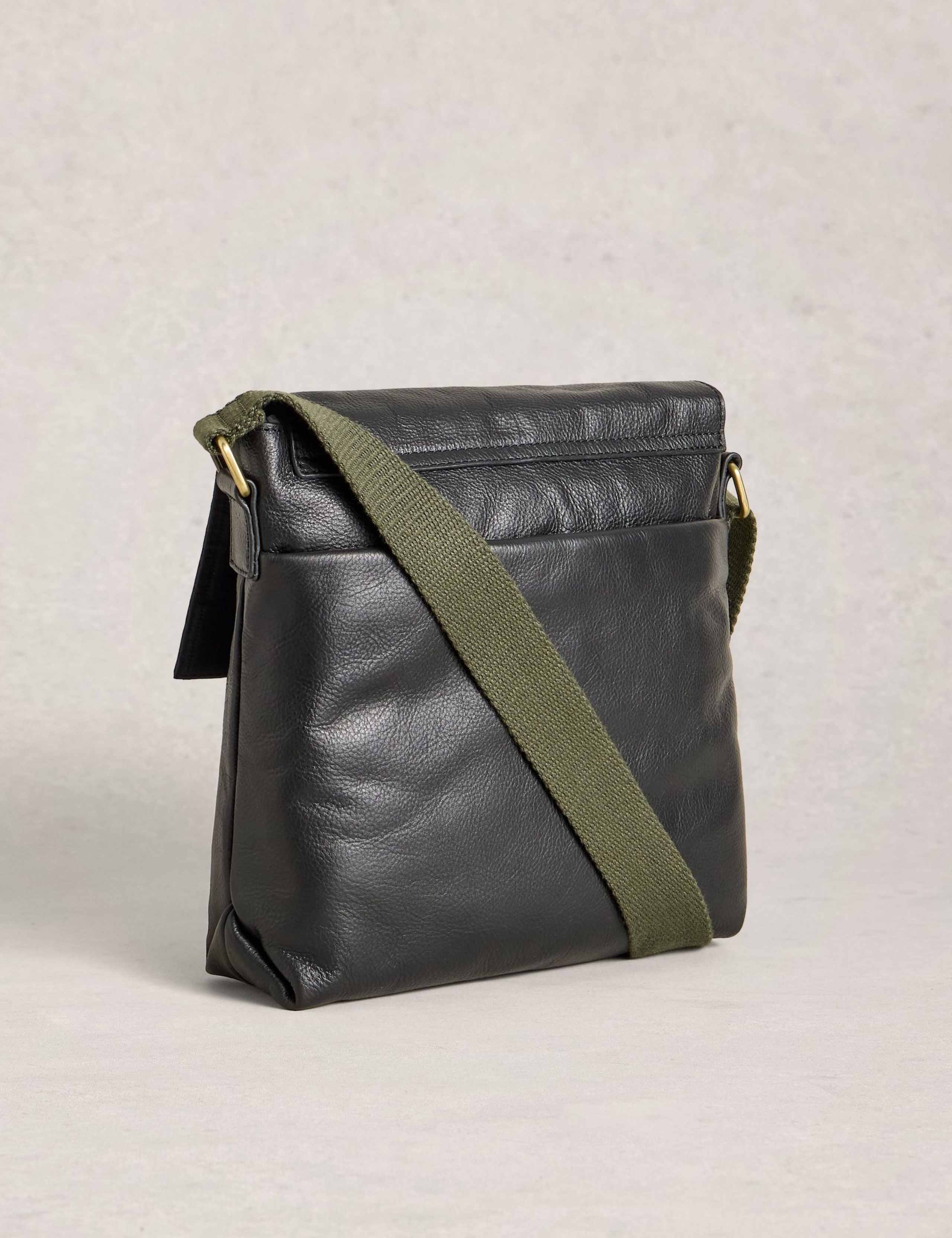 Leather Pebble Grain Cross Body Bag 2 of 4