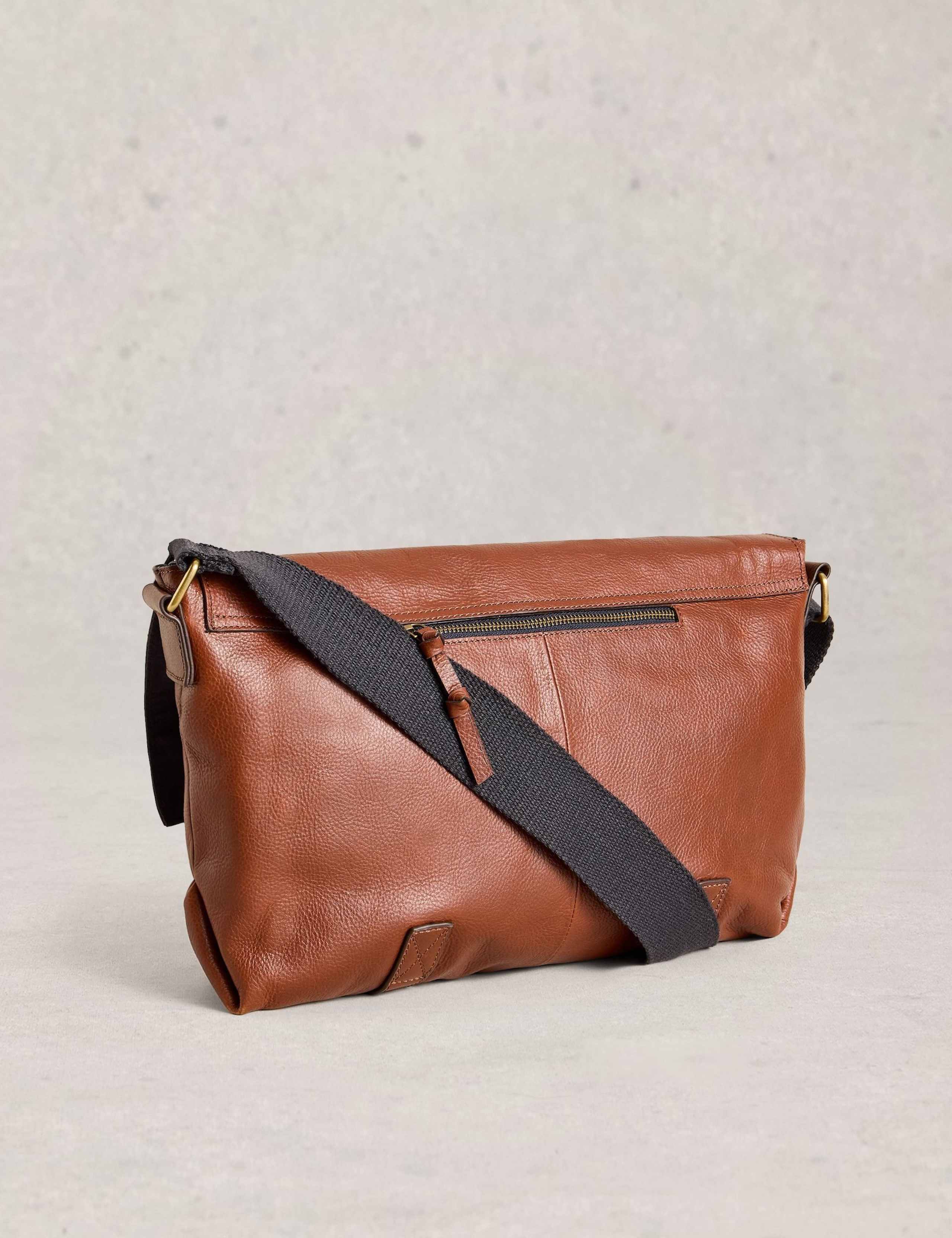 Leather Messenger Bag 2 of 4