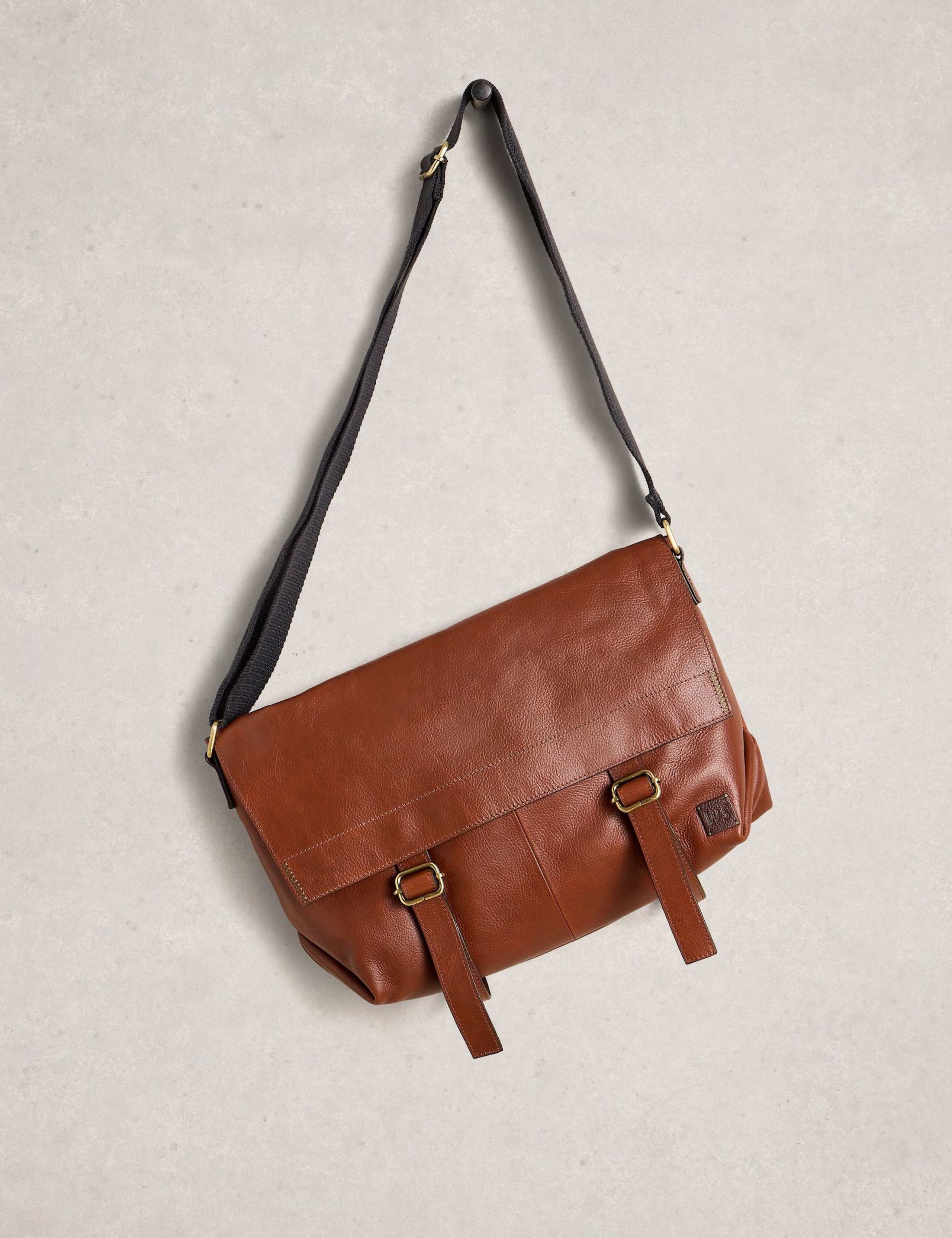 Leather Messenger Bag 3 of 4