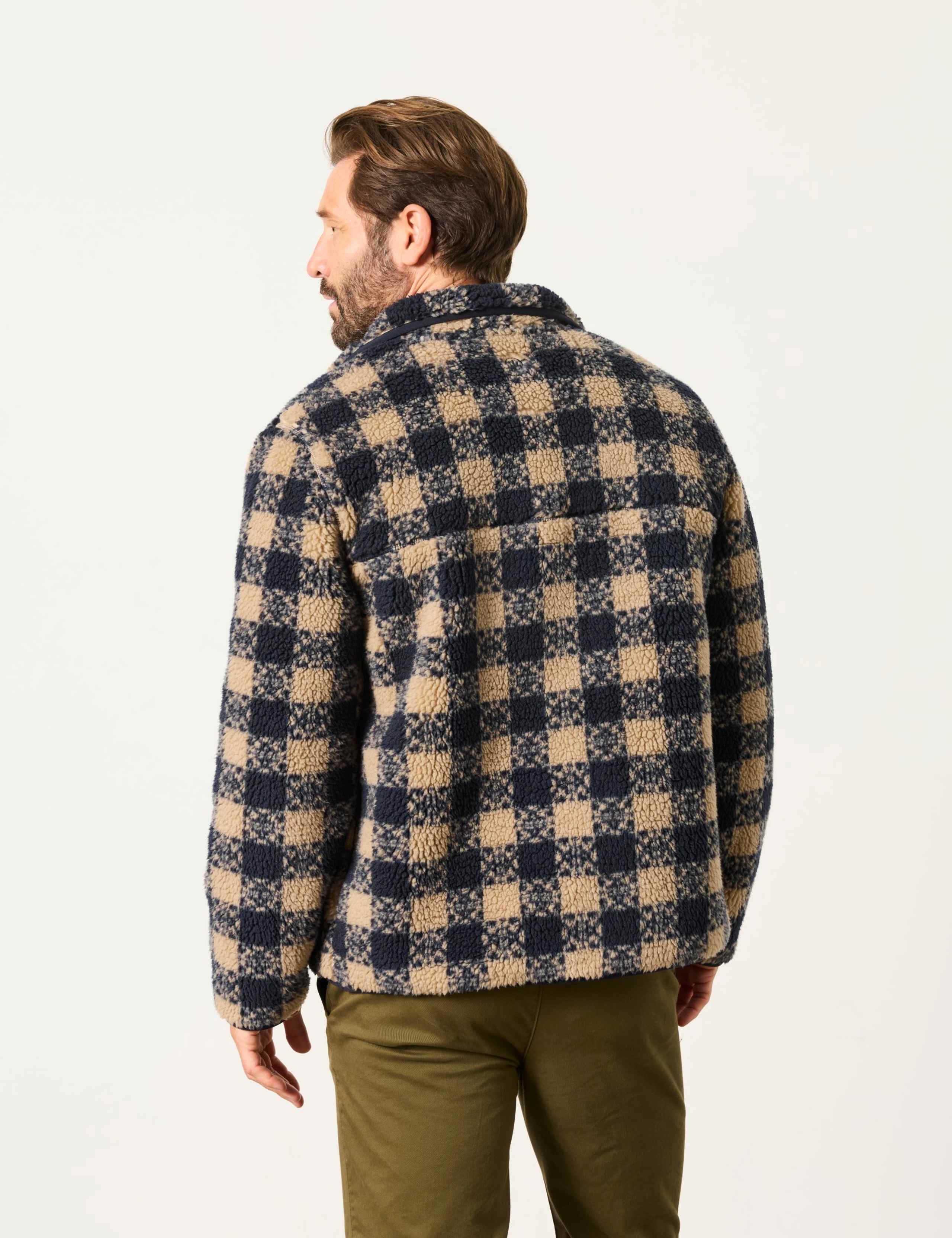 Checked Zip Up Fleece 5 of 6