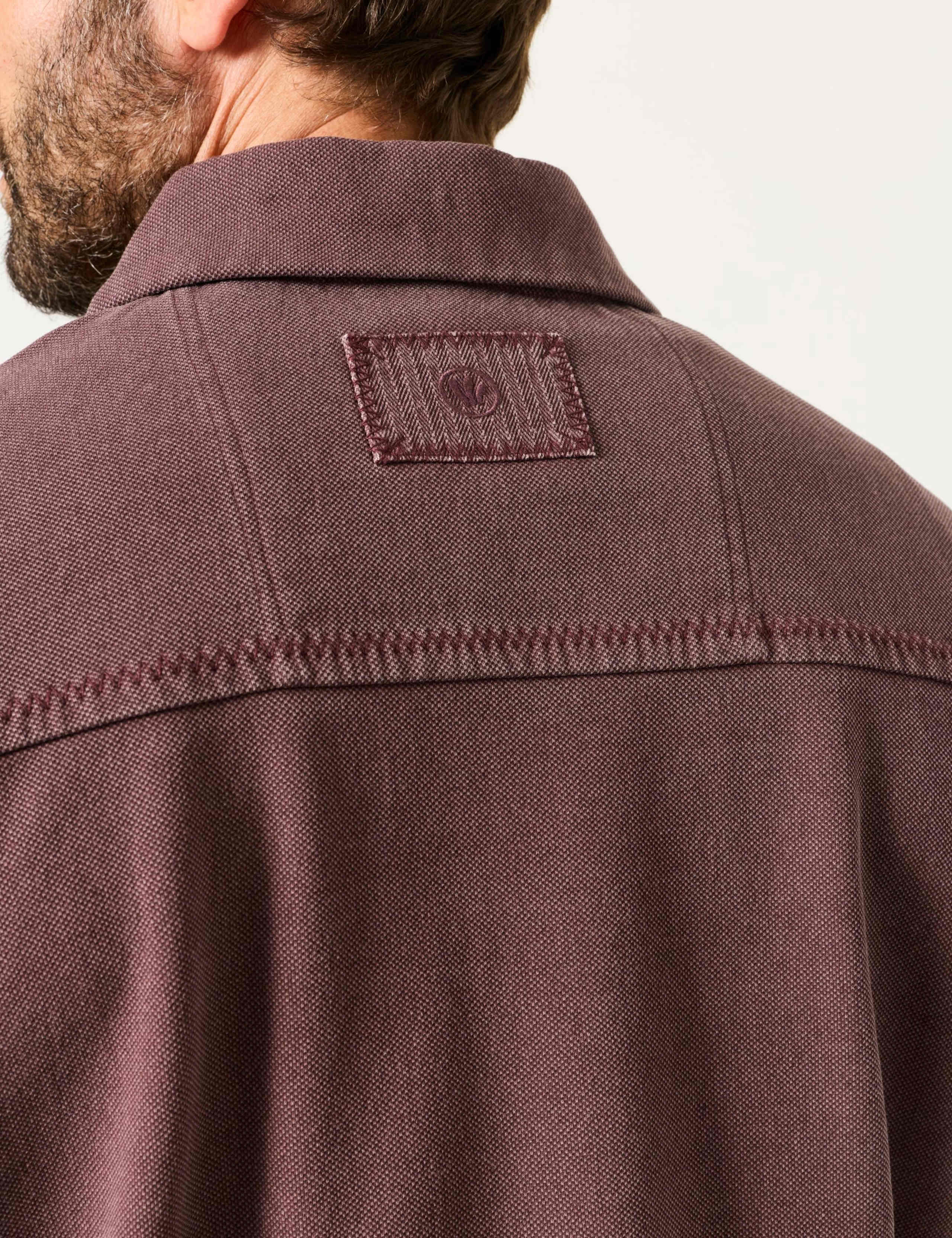 Pure Cotton Button Neck Airlie Sweatshirt 5 of 6