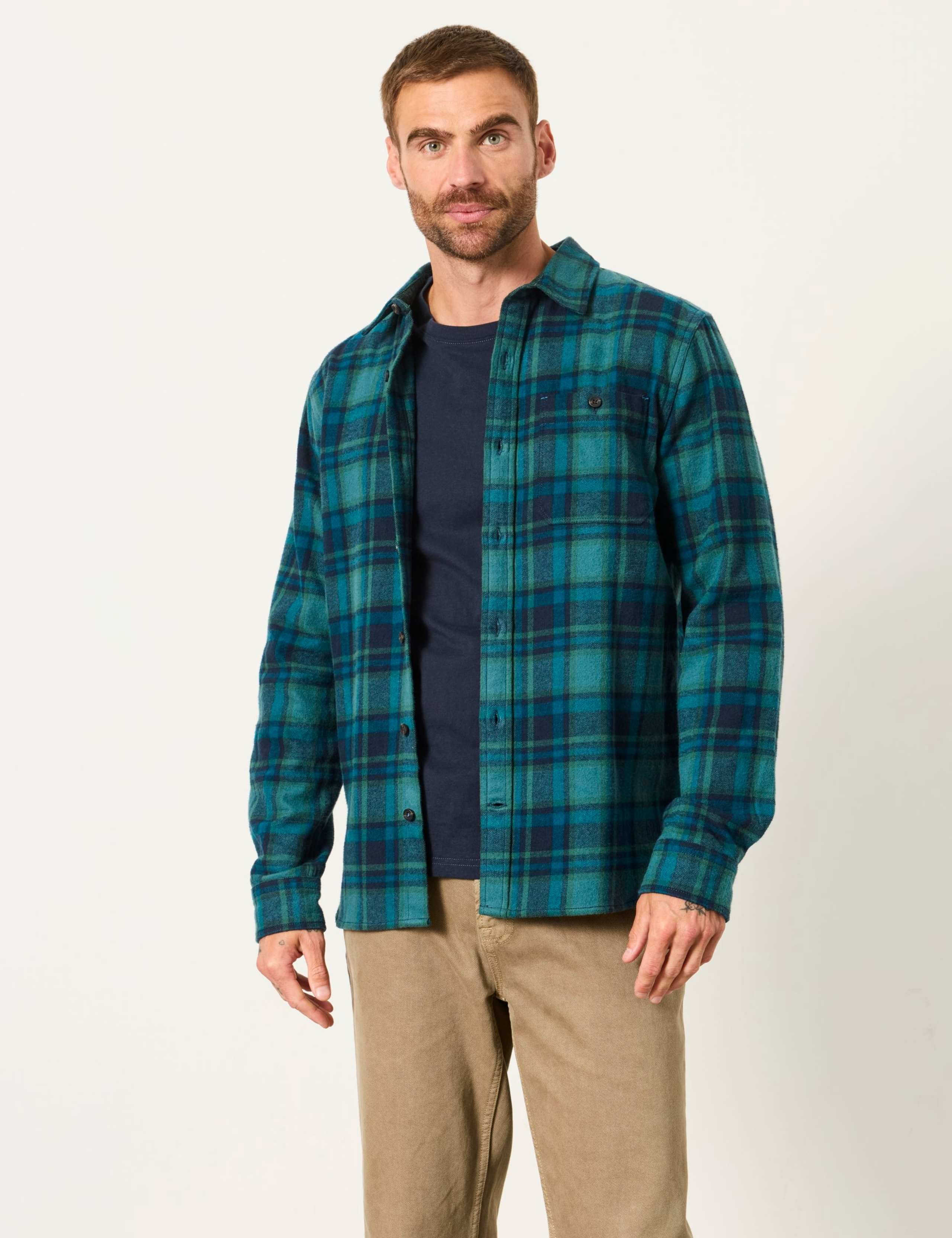 Cotton Rich Check Shirt 1 of 6
