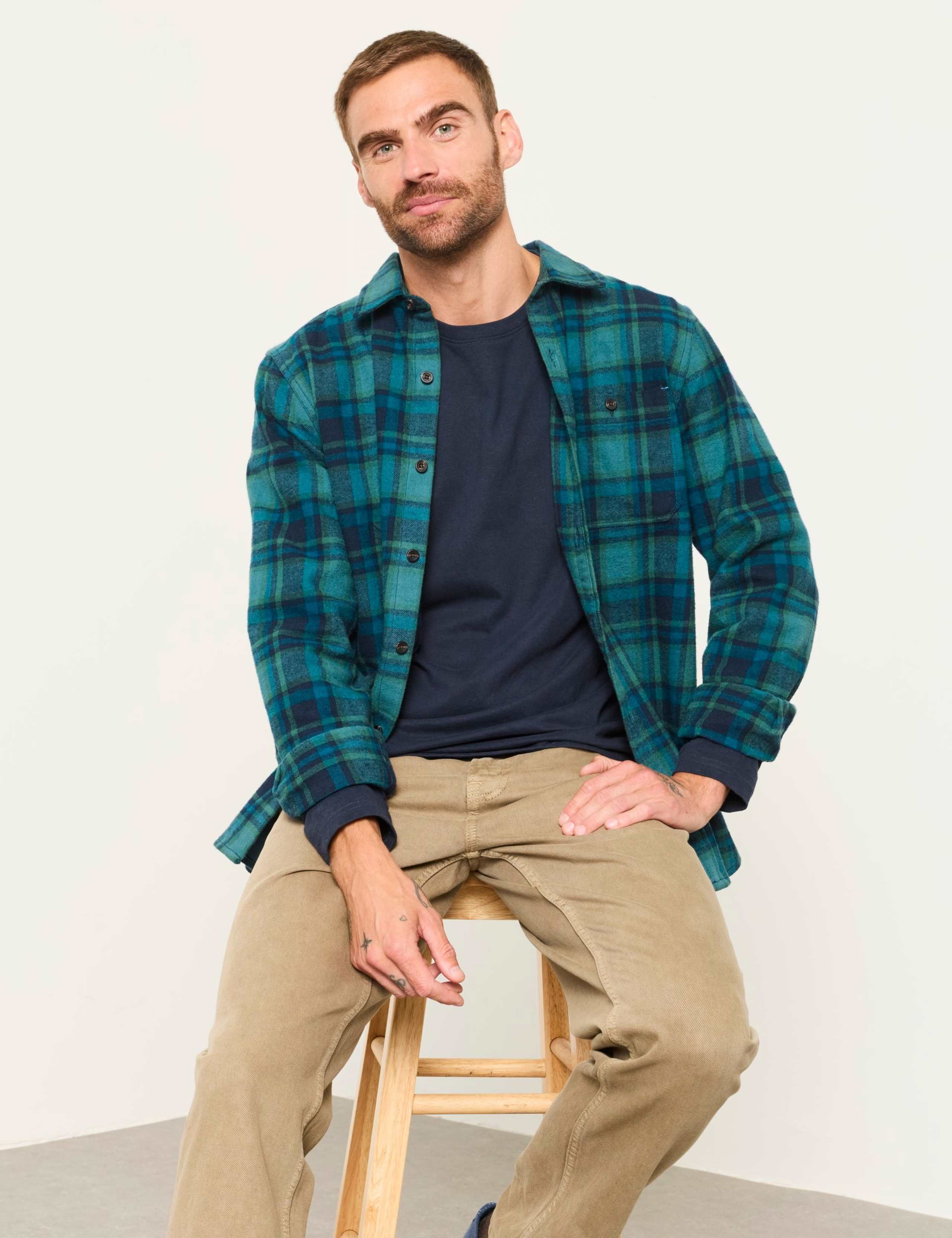 Cotton Rich Check Shirt 3 of 6