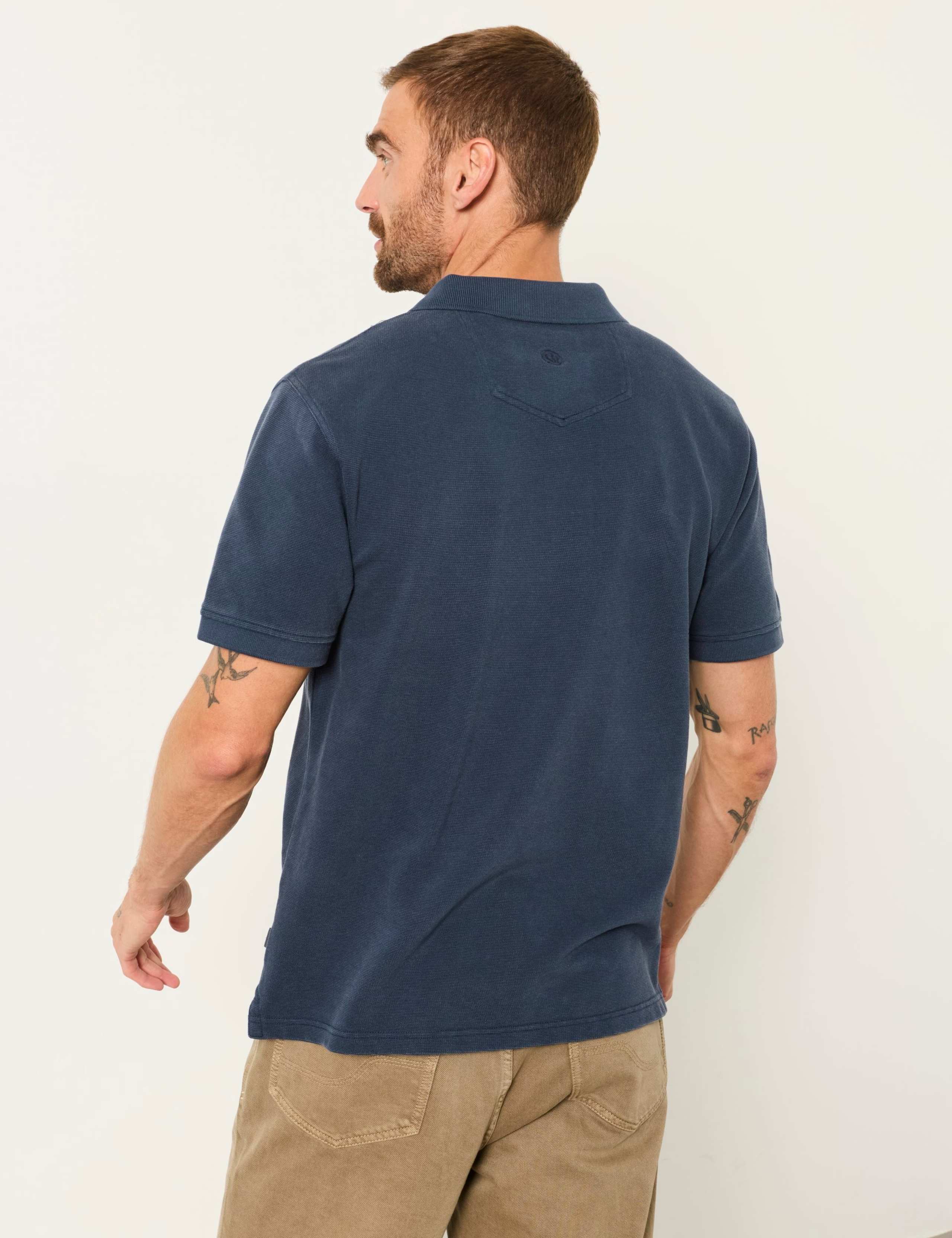 Clifton Colour Block Pure Cotton Pique Polo 5 of 6