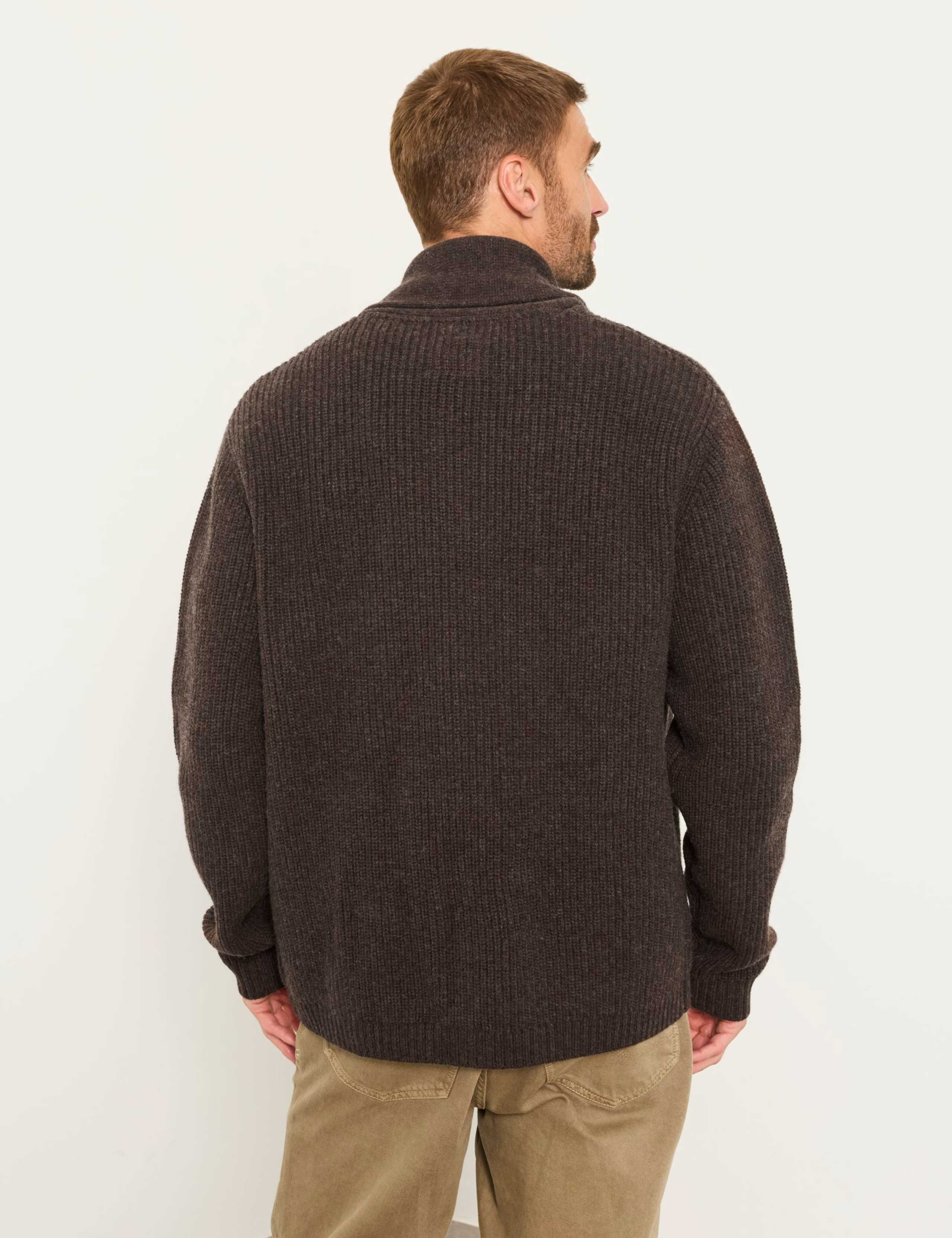 Cotton Rich Shawl Neck Cardigan 5 of 6