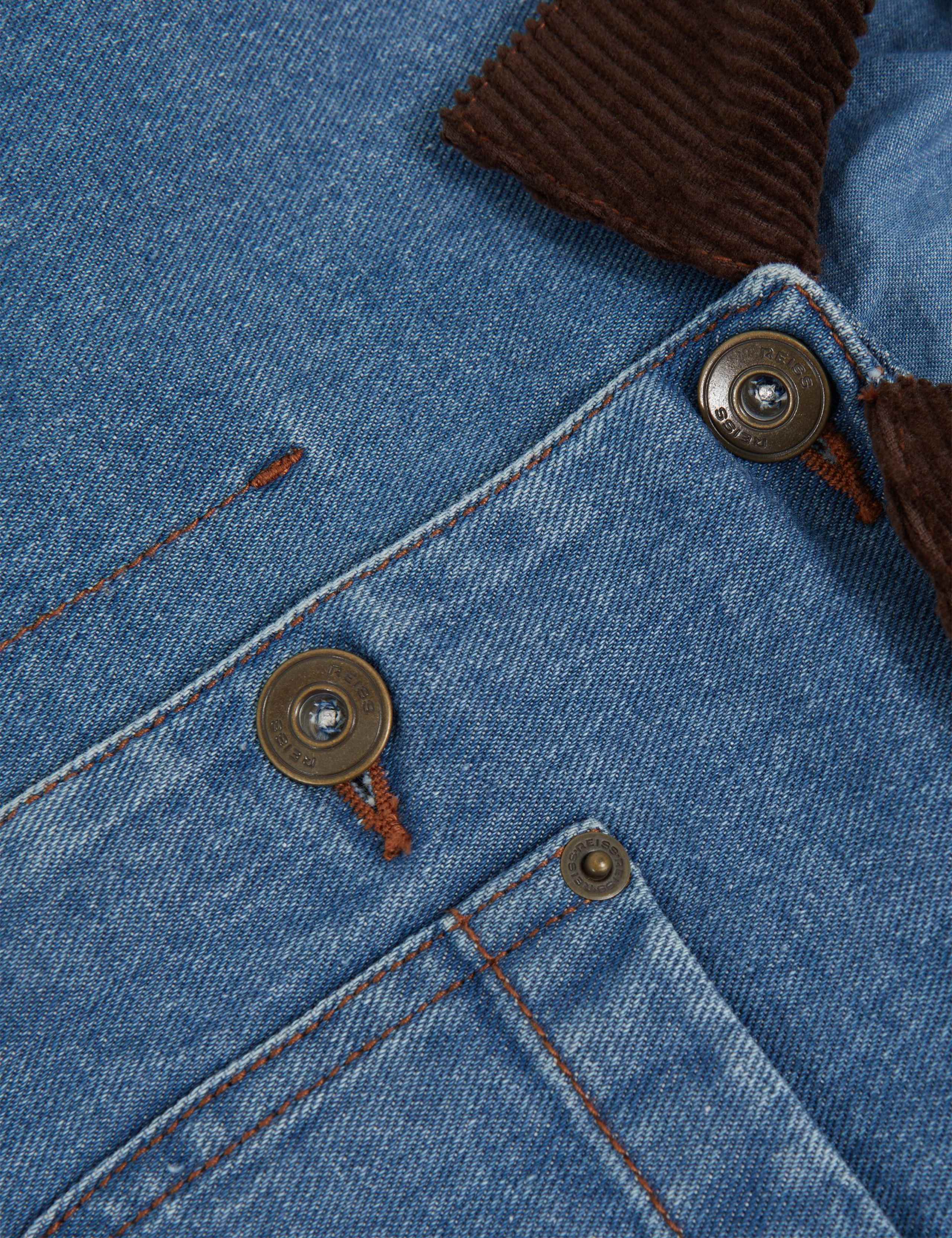 Denim Cord Collar Jacket (3-14 Yrs) 3 of 4