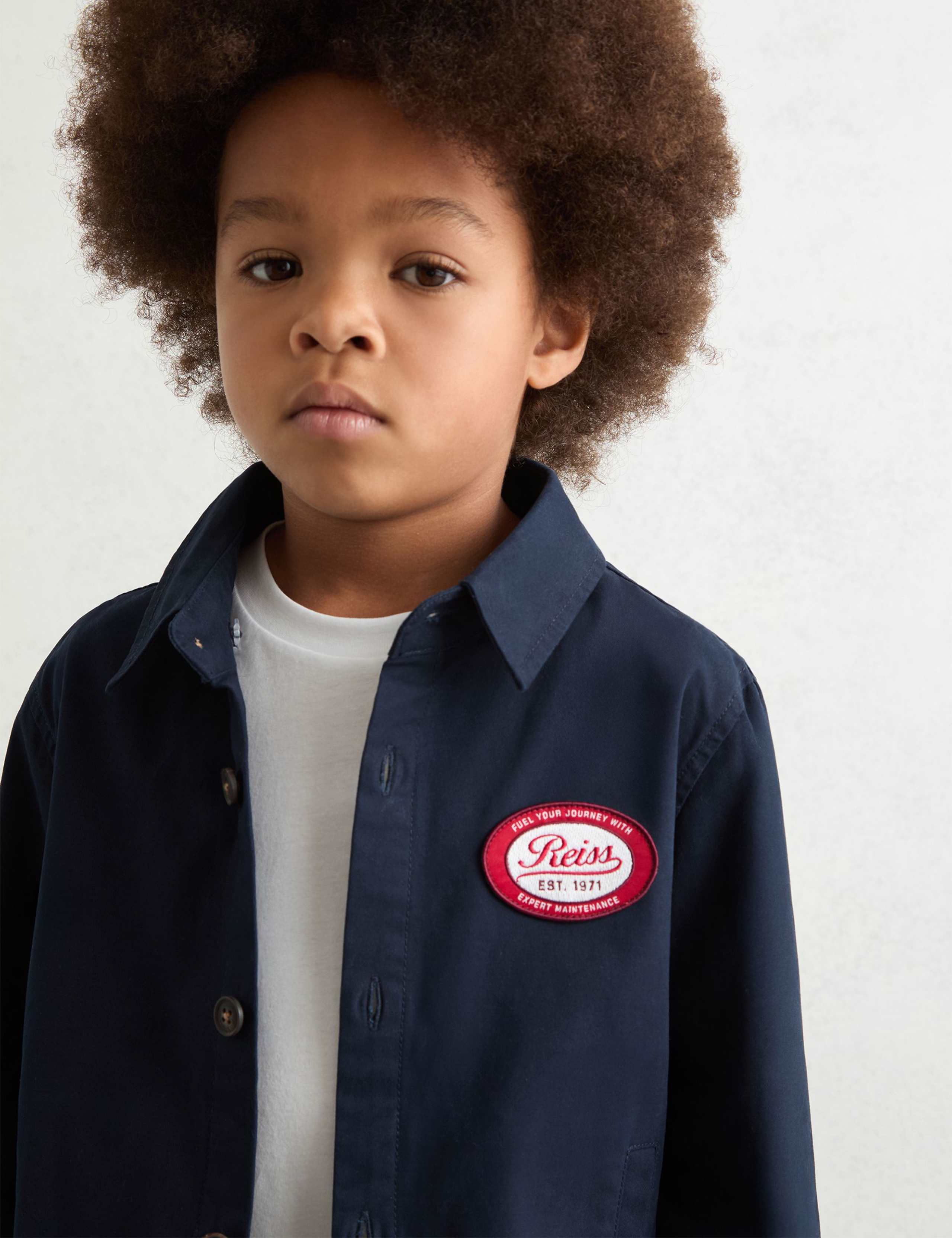 Pure Cotton Detachable Hood Utility Jacket (3-14 Yrs) 4 of 5