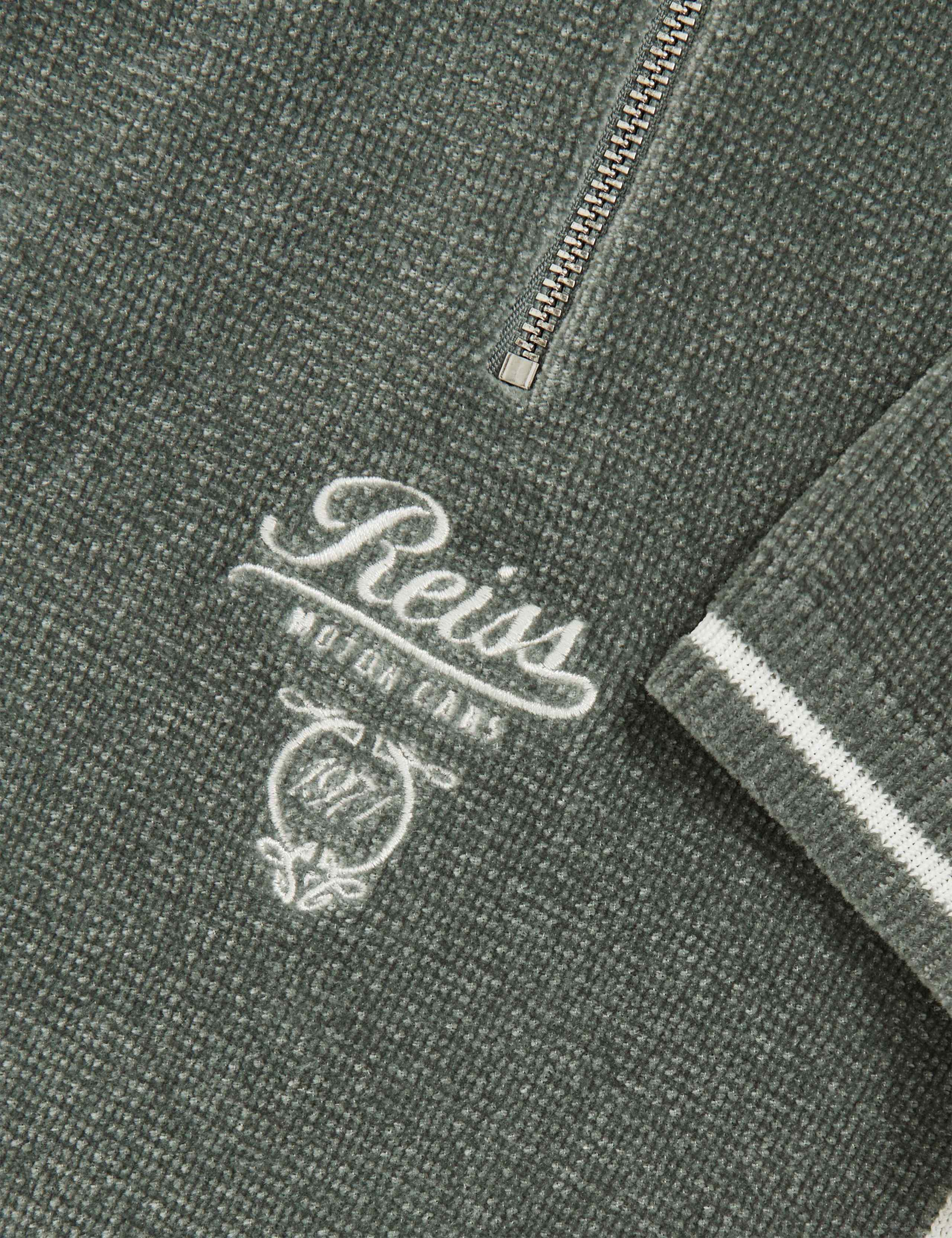 Pure Wool Side Stripe Half Zip Polo Shirt (3-14 Yrs) 4 of 4