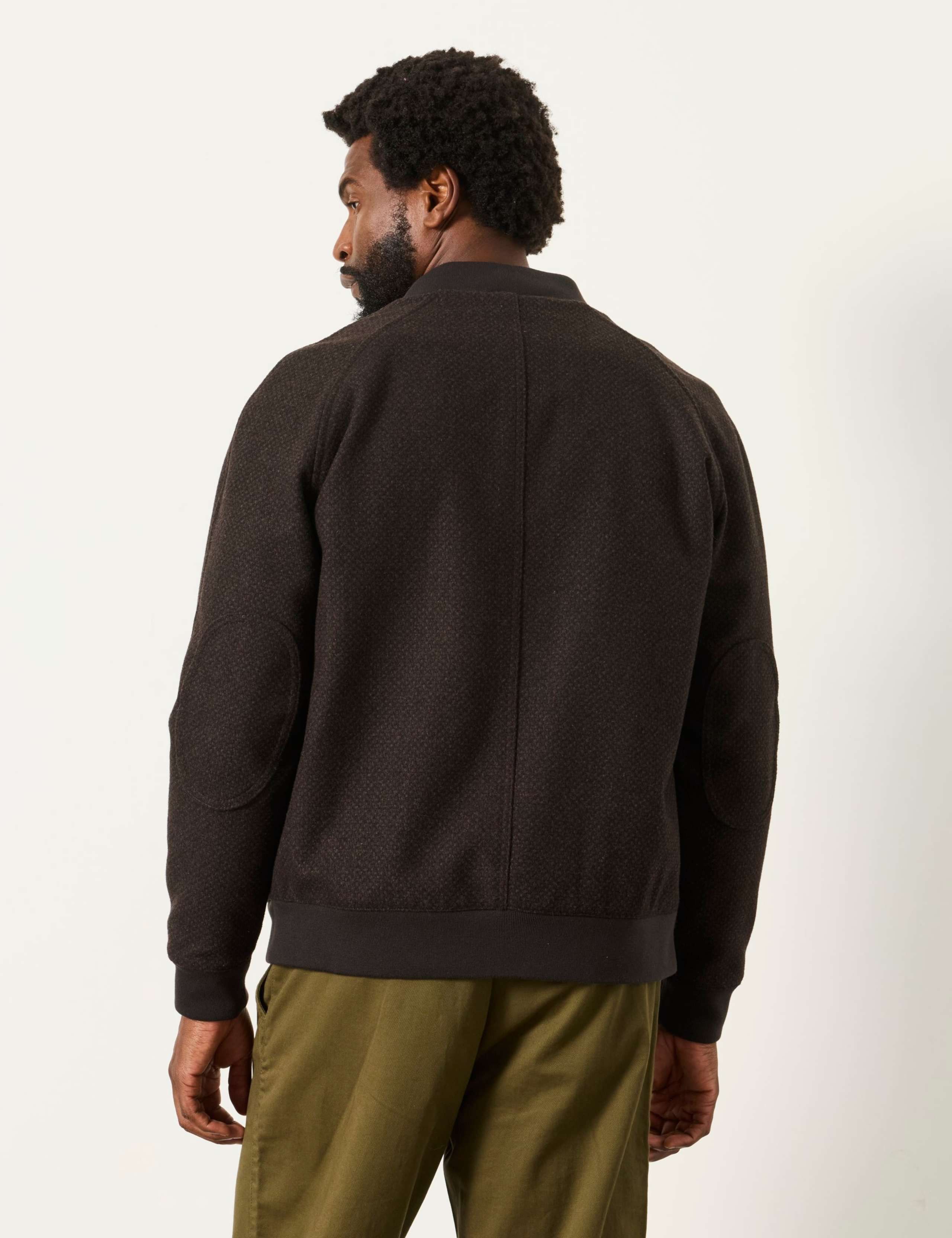 Wool Blend Bomber Jacket 5 of 6