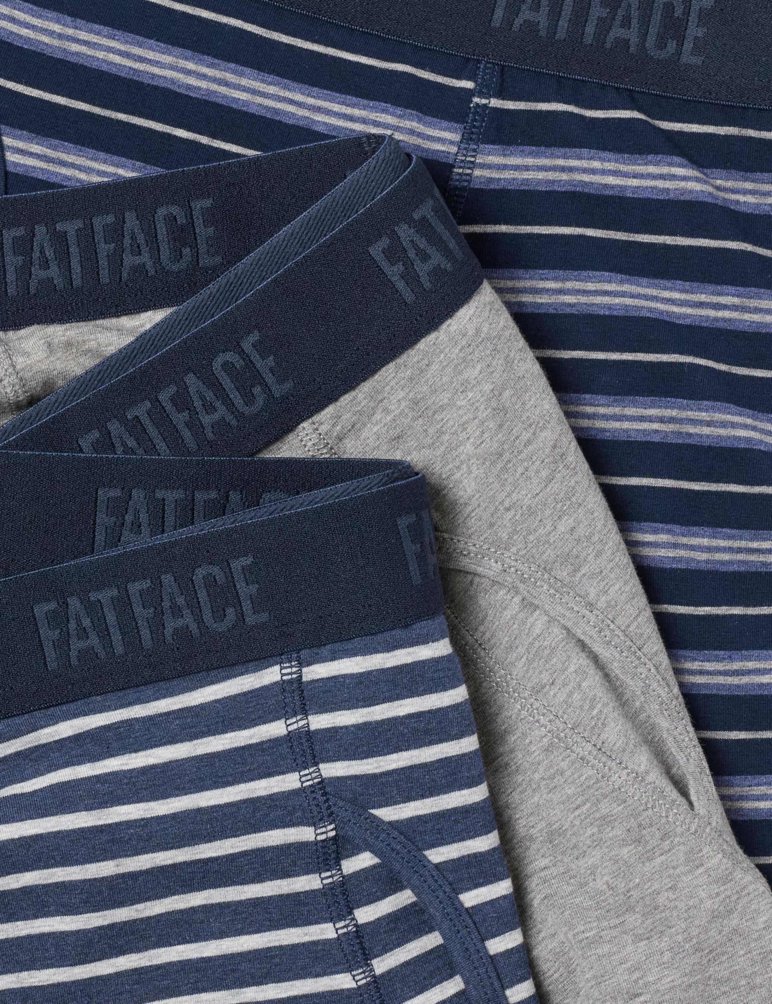 3pk Cotton Stretch Striped Boxers 2 of 2