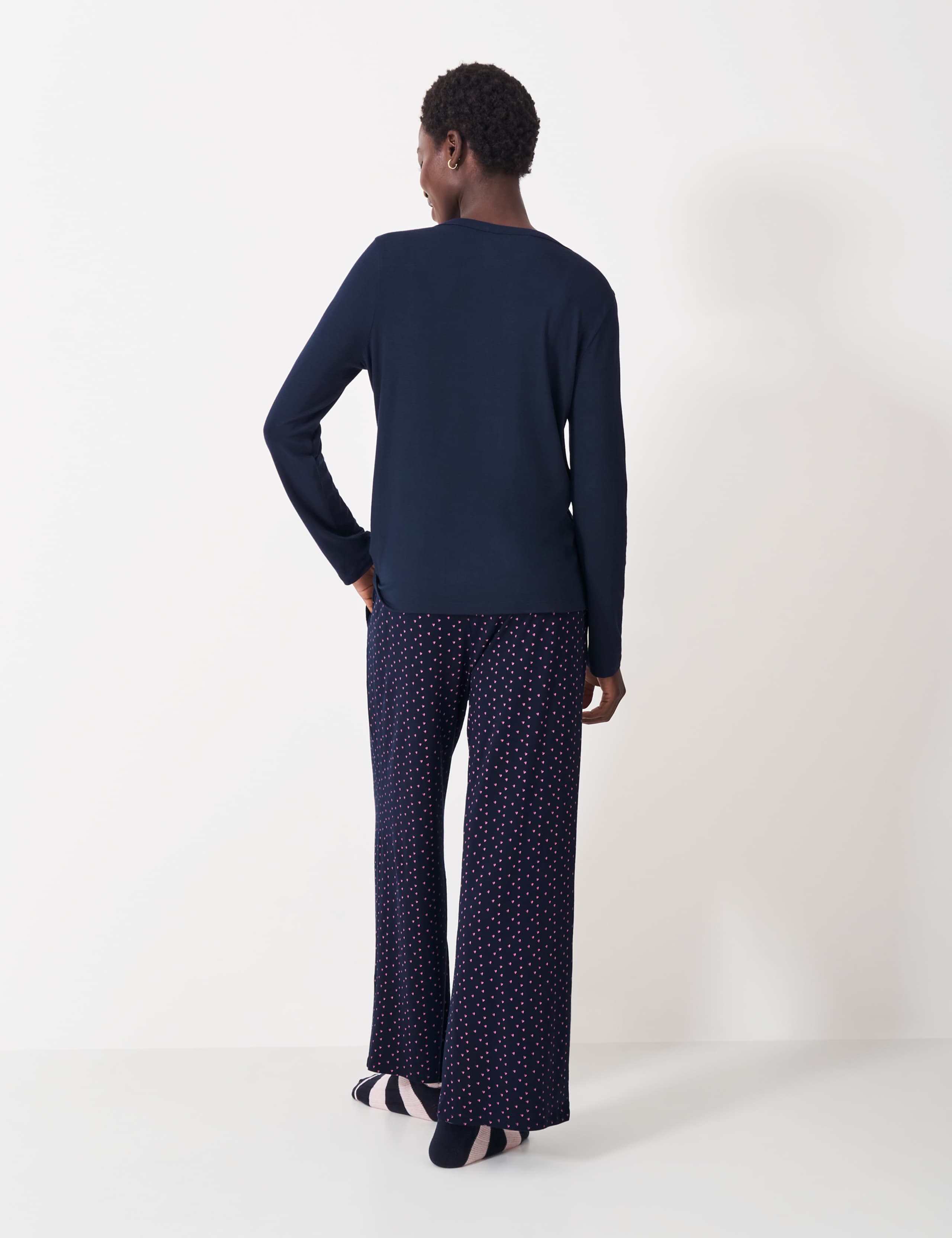 Modal Rich Patterned Pyjama Set 4 of 5